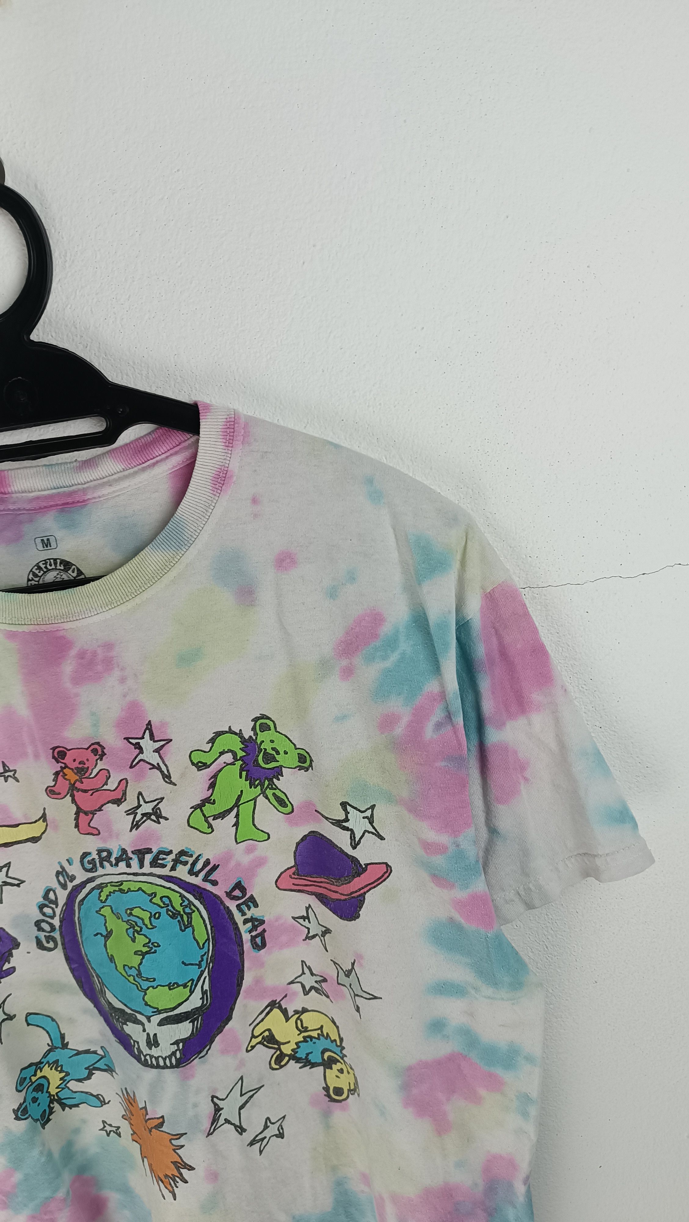 Band Tees VINTAGE GRATEFUL DEAD TIE DYE DANCING BEAR dylan doors Size US M / EU 48-50 / 2 - 9 Thumbnail