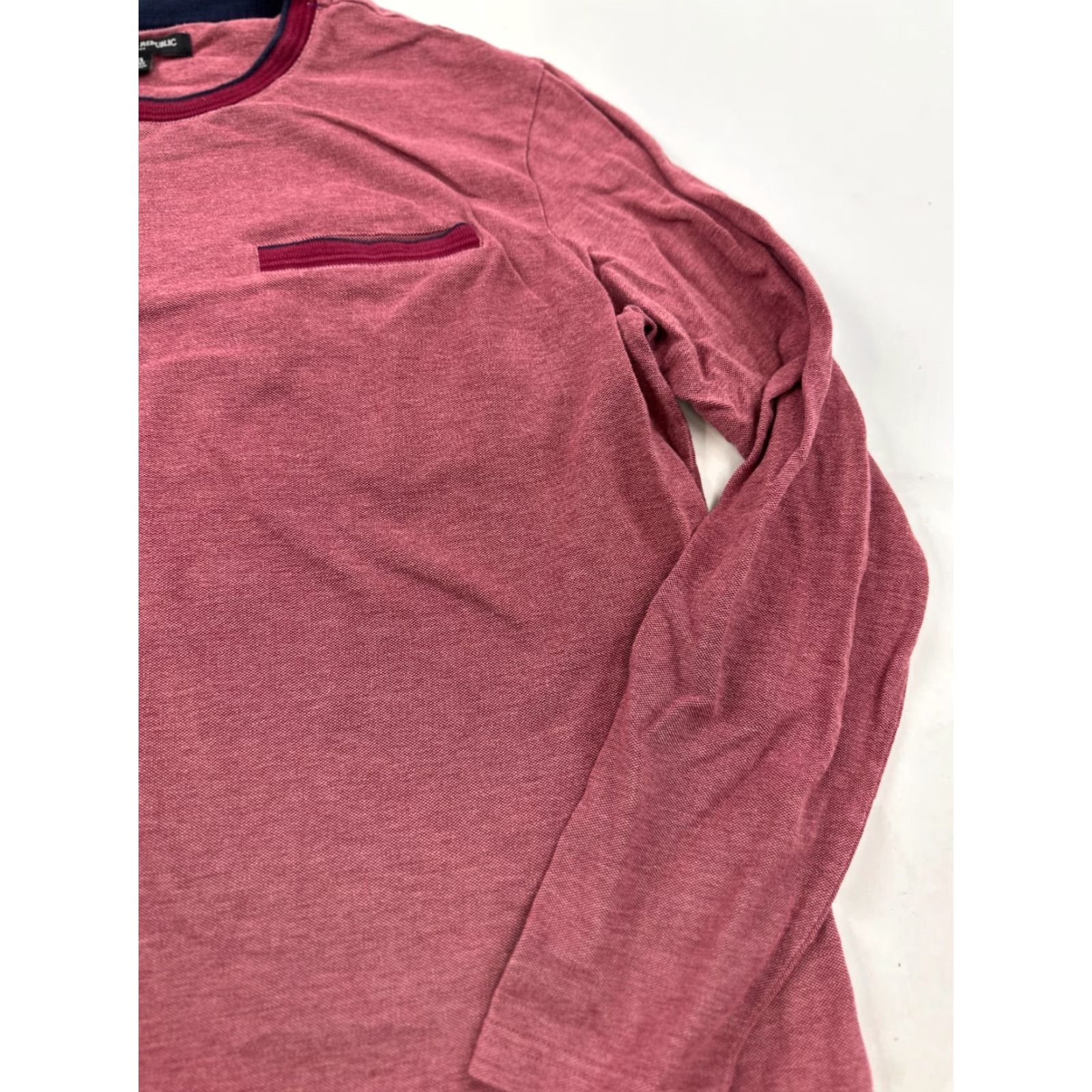 Banana Republic Banana Republic Shirt Mens XL Pink Heather Long Sleeve Crew Neck T-Shirt Outdoor Size US XL / EU 56 / 4 - 3 Thumbnail