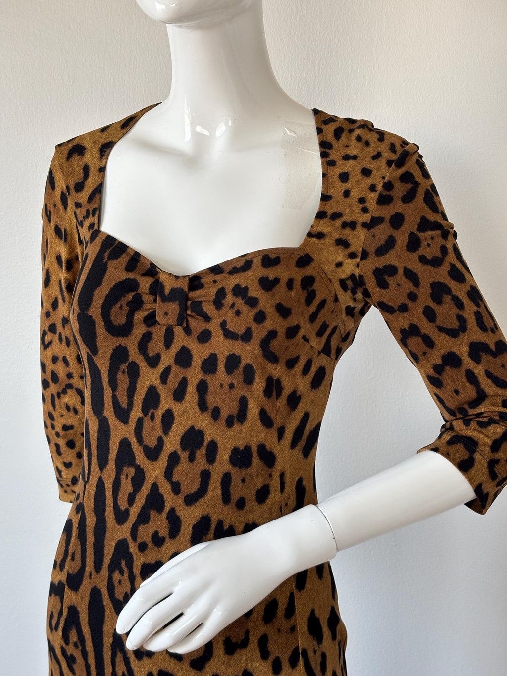 Roberto Cavalli Class Roberto Cavalli Leopard Print Dress Bodycon Size S / US 4 / IT 40 - 2 Thumbnail