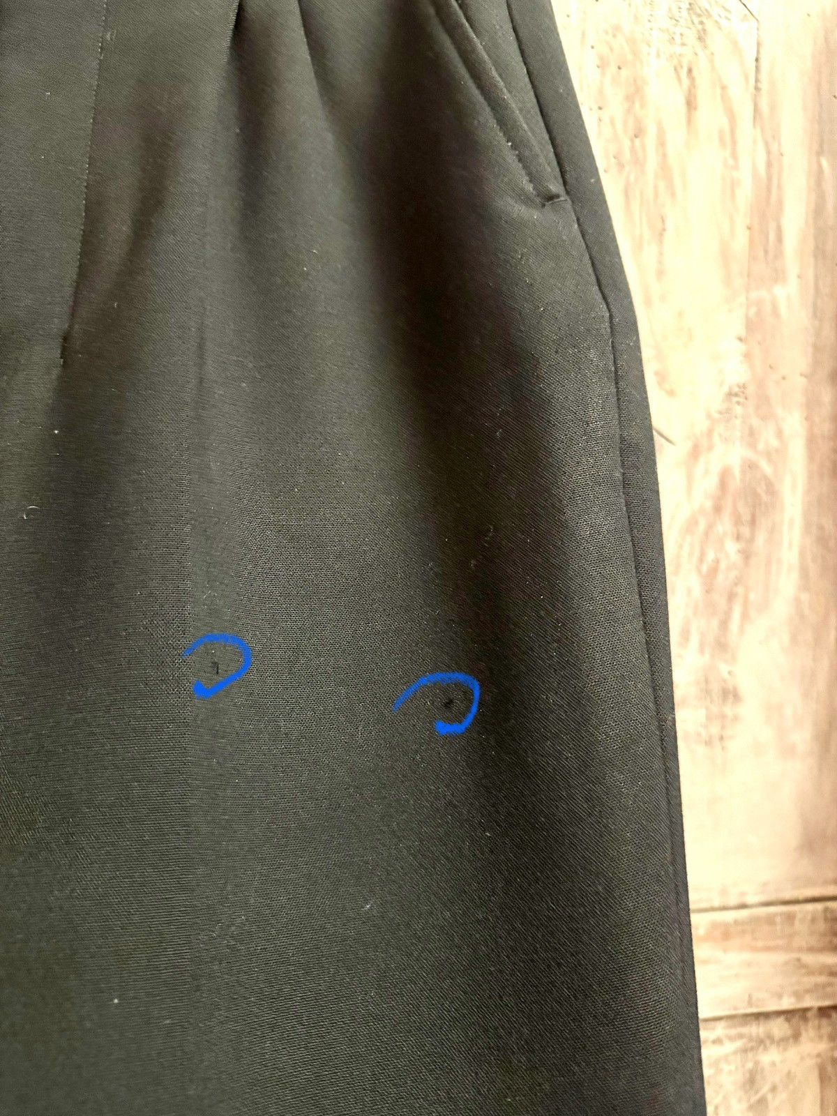 AMI ami paris black heavy wool carotte pants 36 wo Size 26" / US 2 / IT 38 - 13 Thumbnail