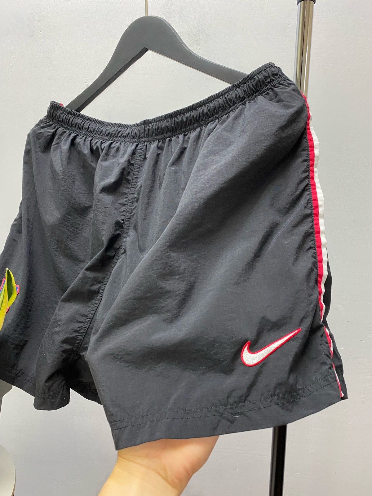 Nike × Vintage Vintage 99s Glasgow Rangers Soccer Shorts Football Size US 36 / EU 52 - 4 Thumbnail