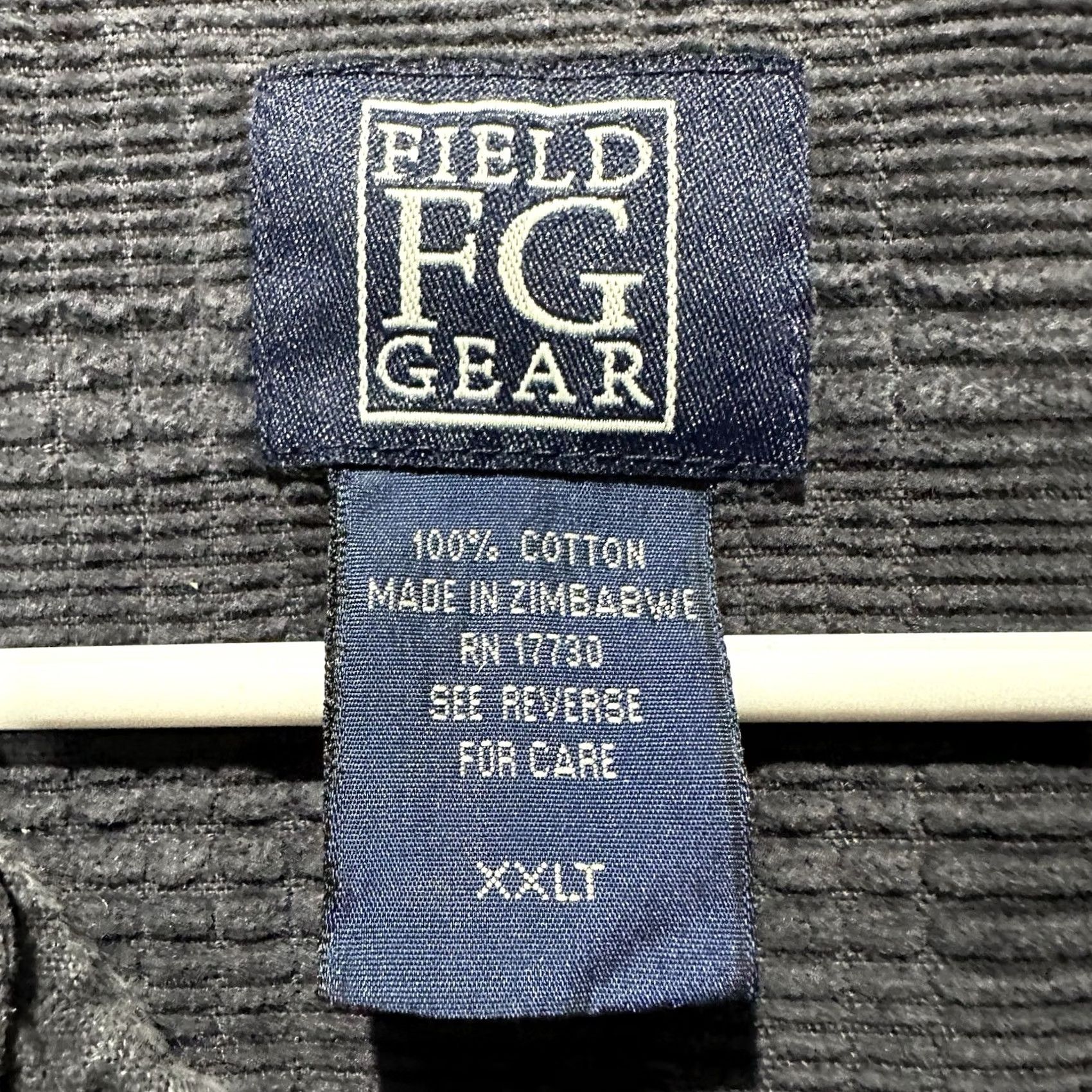 All Blues Field Gear Shirt Mens 2XLT XXL Tall Blue Corduroy Button Down Long Sleeve EUC Size US XXL / EU 58 / 5 - 4 Thumbnail