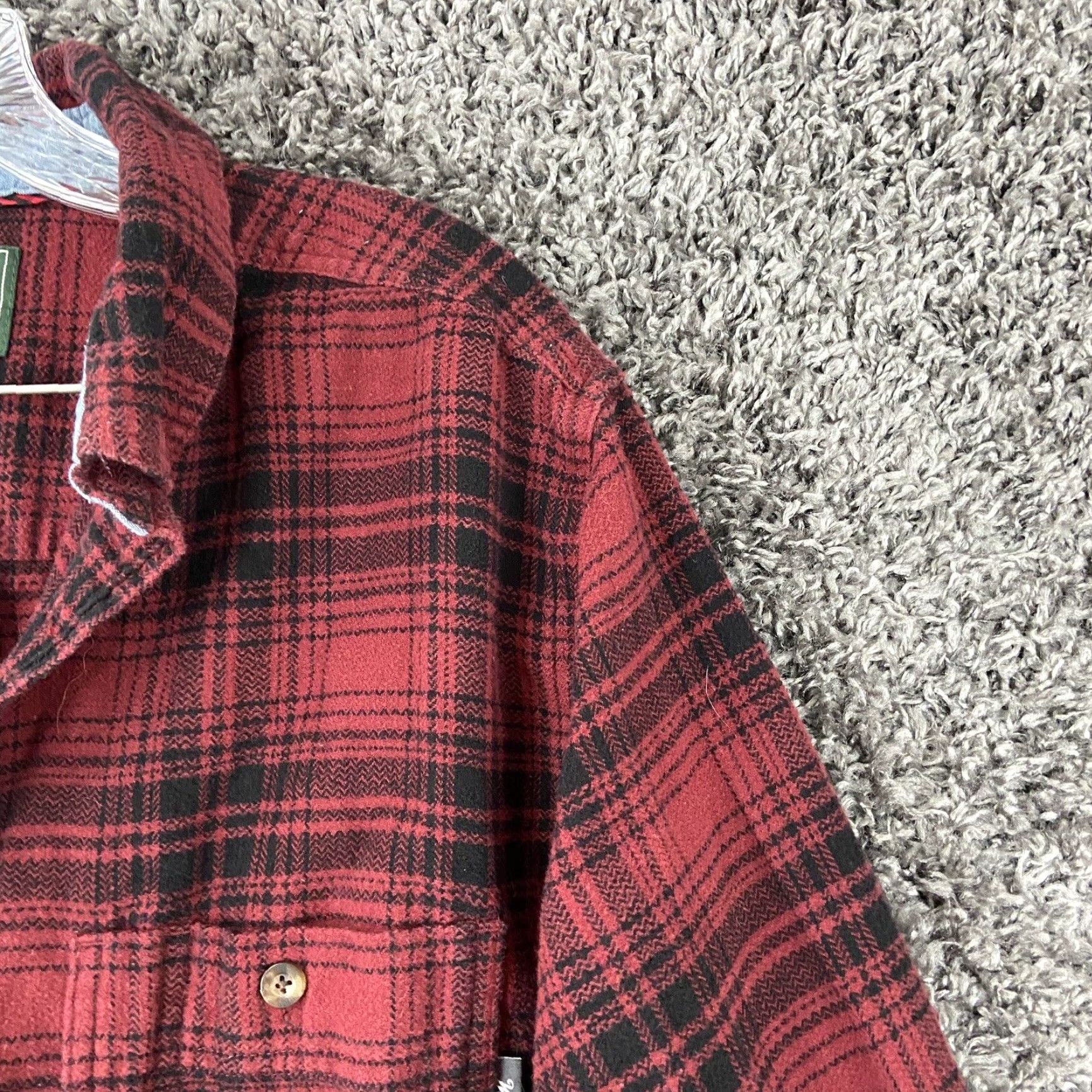 Vintage VINTAGE Woolrich Flannel Shirt Men XL Red Plaid Long Sleeve Button-Up Classic Outdoor 90s Mens Size US XL / EU 56 / 4 - 4 Thumbnail