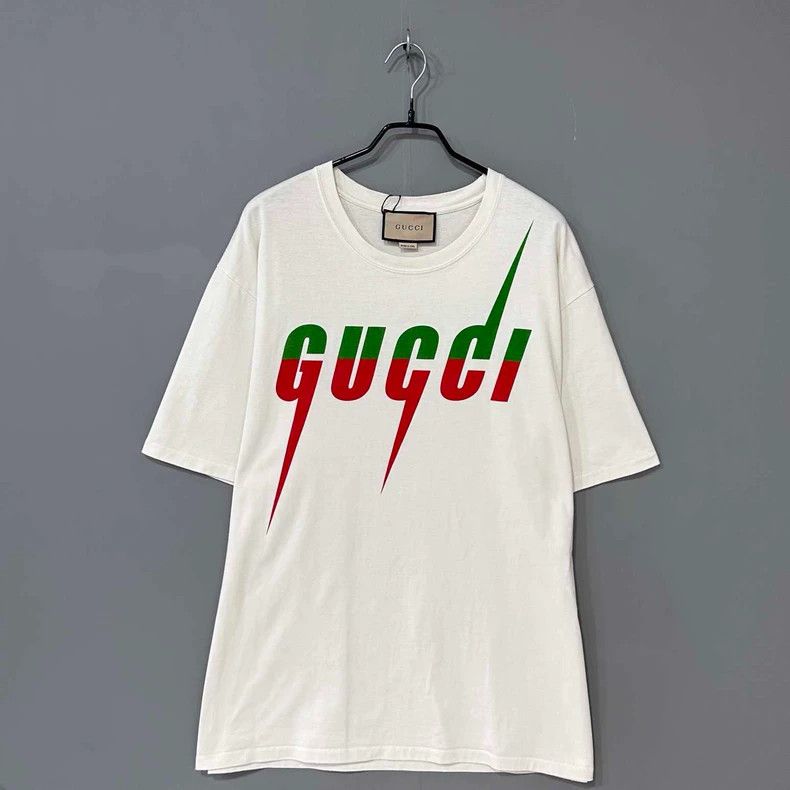 ライトニングTシャツ GUCCI ホワイト