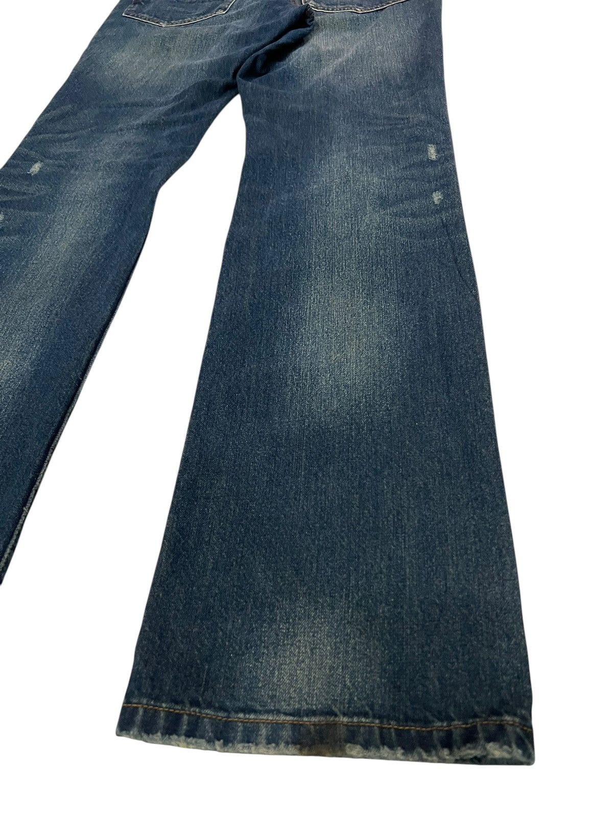 If Six Was Nine × Japanese Brand × Seditionaries 🌈90s style m.f.editorial Flare Mud Wash Jean Japan Size US 31 - 7 Thumbnail