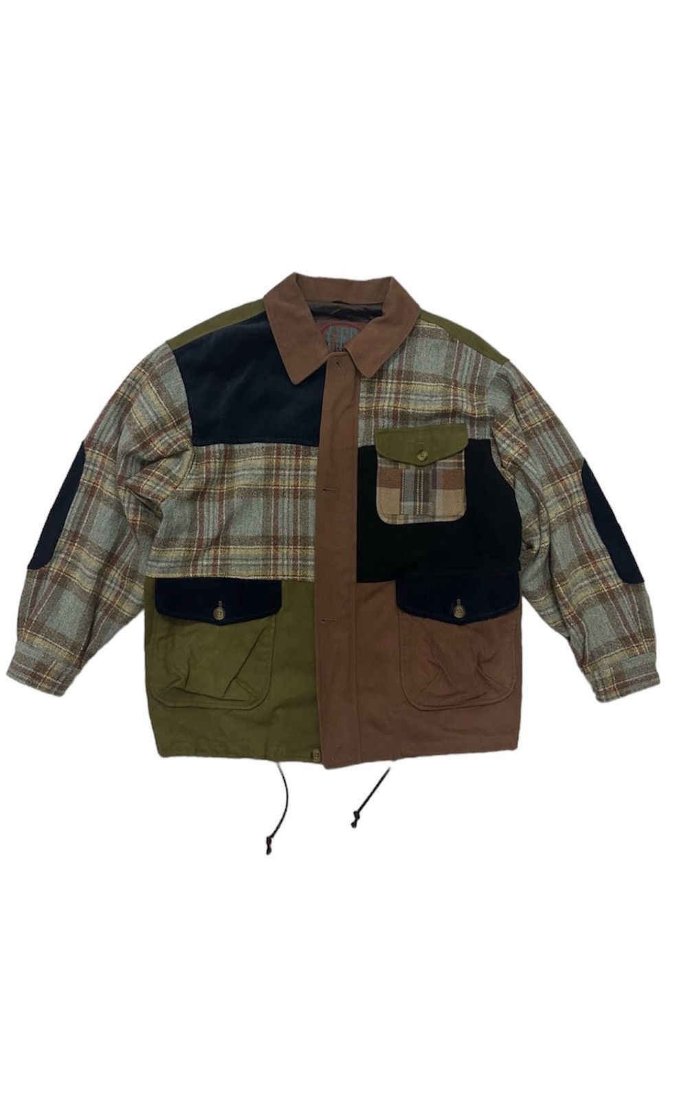 image of Vintage Steals VTG Ger Ruffini Cotton/corduroy/wool Patchwork Jacket, Men's (Size XL)