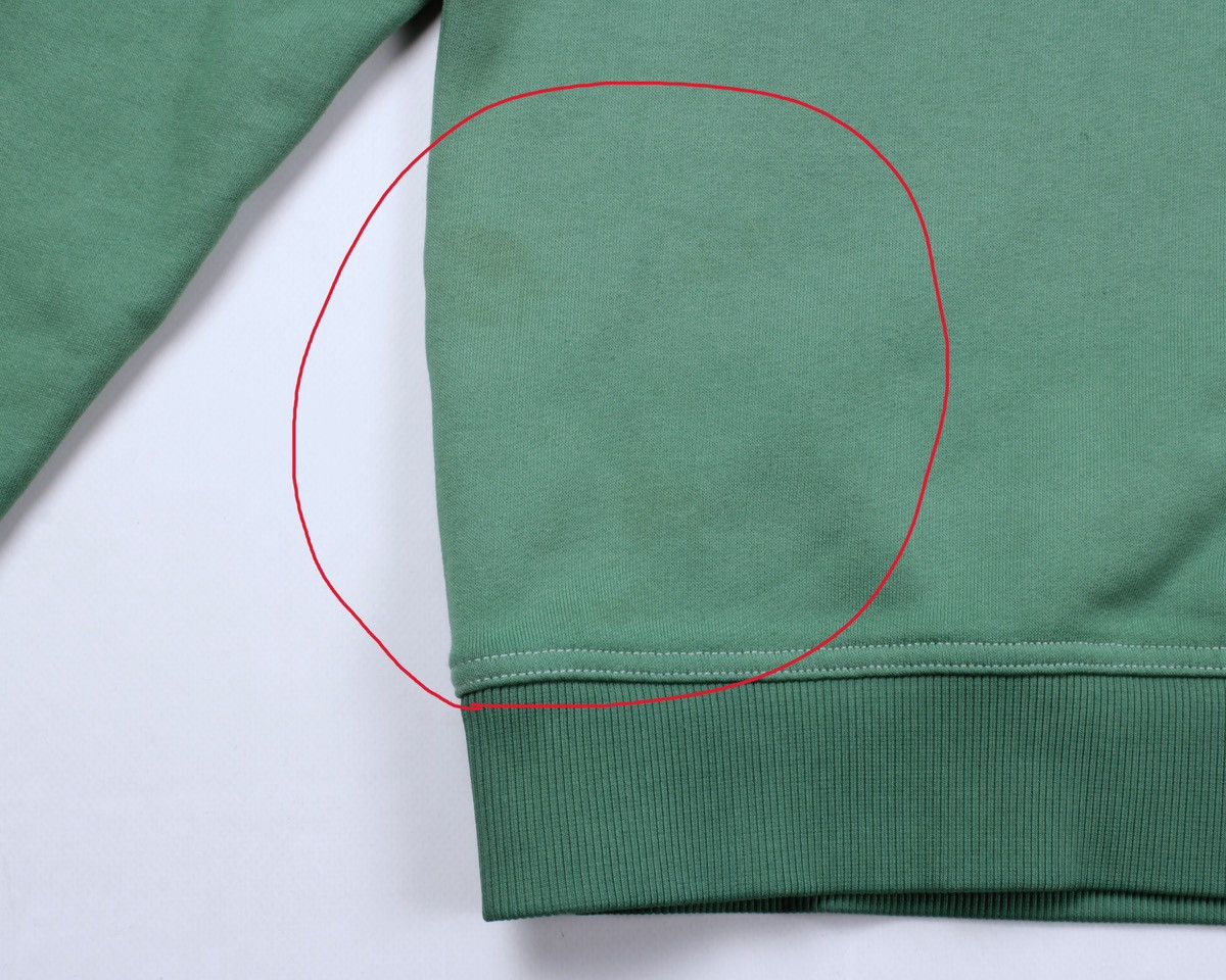 Burberry × Designer BURBERRY London England Big Logo Green Cotton Sweatshirt Size US XS / EU 42 / 0 - 7 Thumbnail