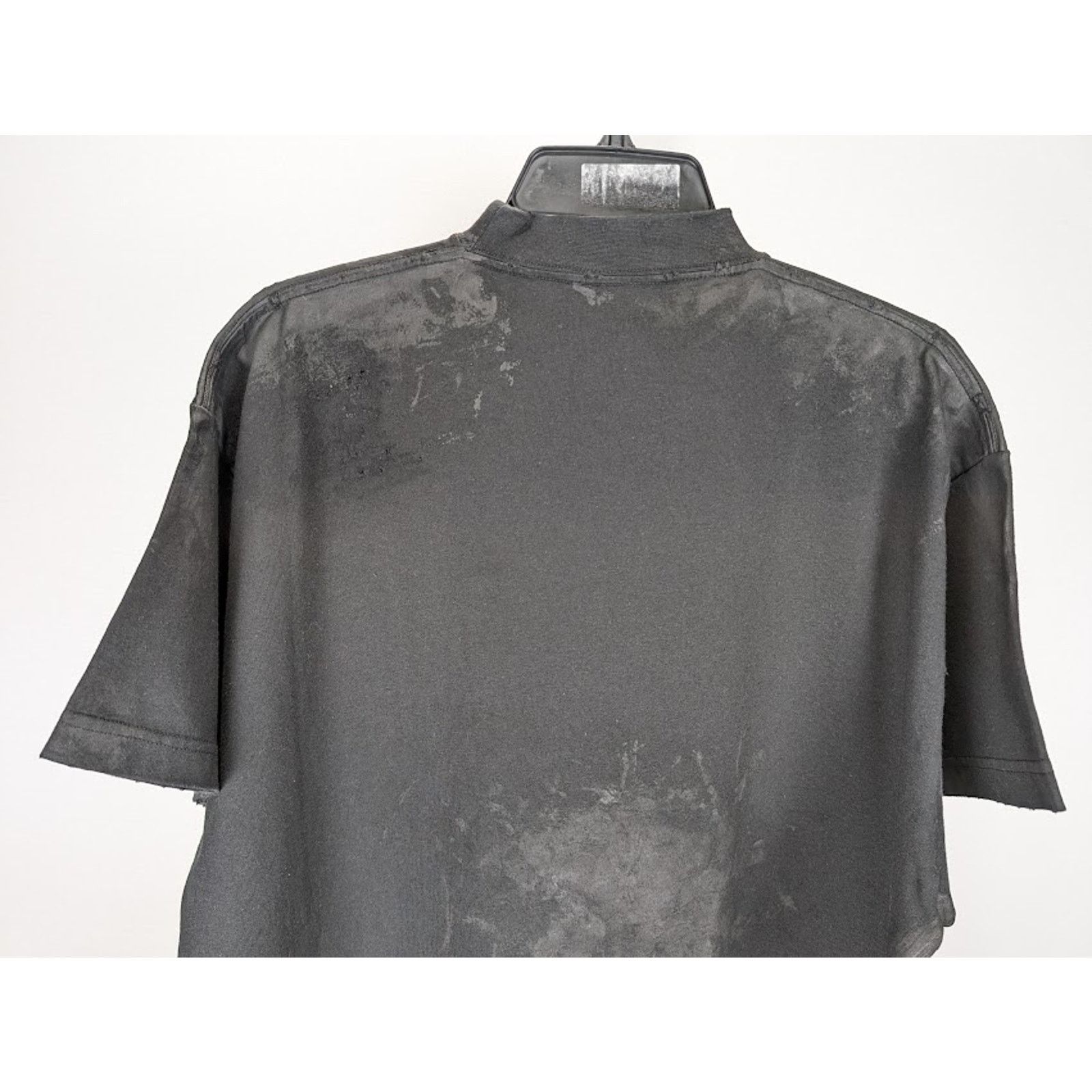 Balenciaga o1rshd1 Skater Oversized T-Shirt in Washed Black Size US L / EU 52-54 / 3 - 12 Thumbnail