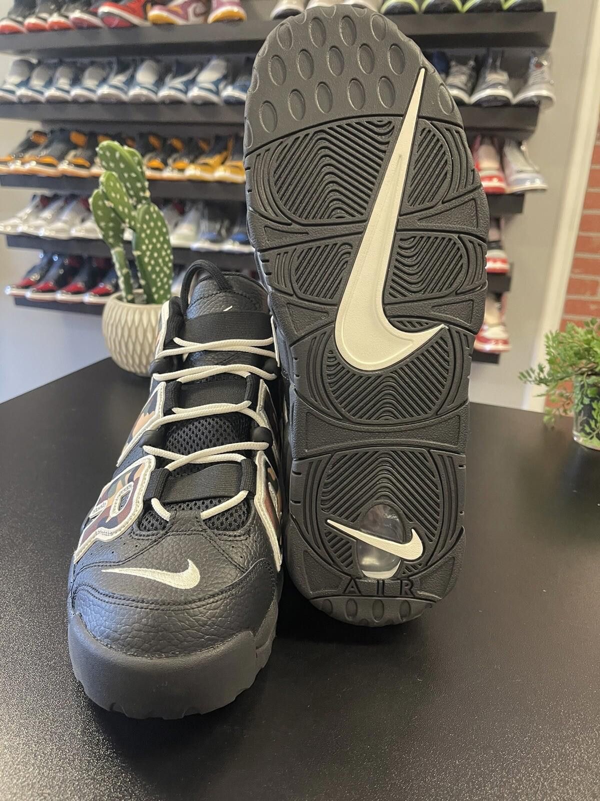 Nike Size 11.5 - Nike Air More Uptempo Camo CJ6122-001 Pippen Size US 11.5 / EU 44-45 - 7 Thumbnail