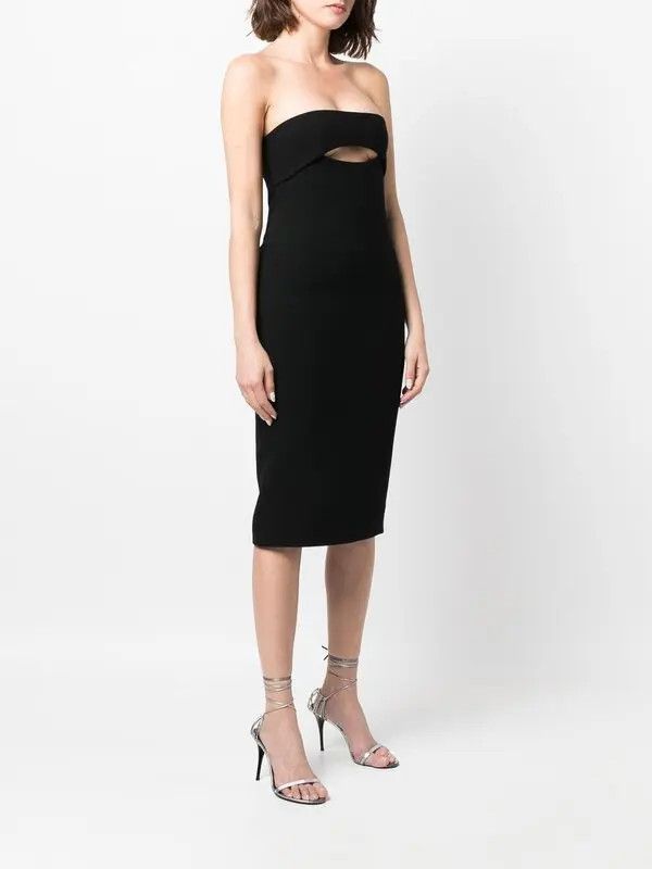 o1y0126 Midi Dress in Black