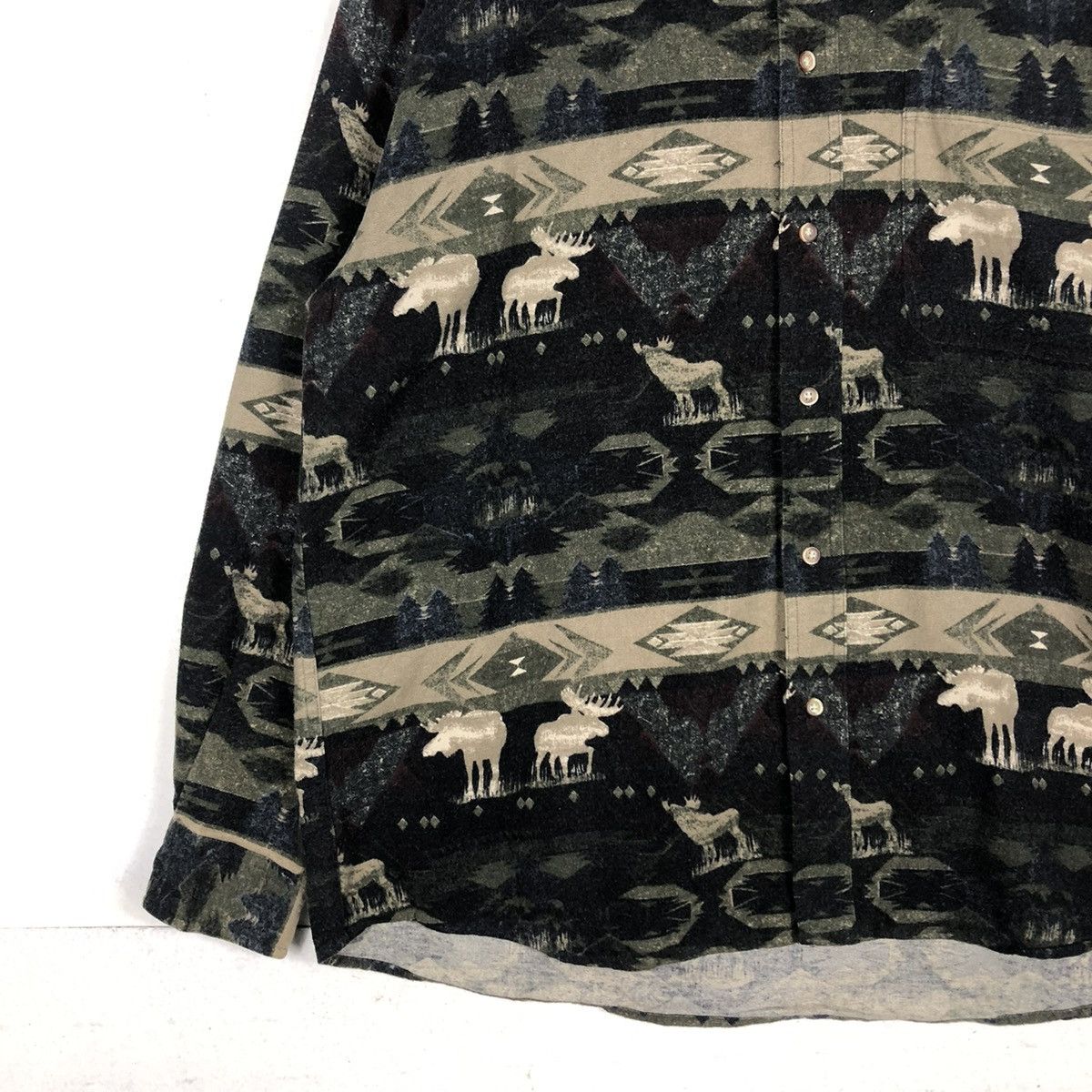 Japanese Brand × Vintage 📌VINTAGE CAMOUFLAGE SHIRT JACKET INDIGO PACIFIC CREST Size US XL / EU 56 / 4 - 6 Thumbnail