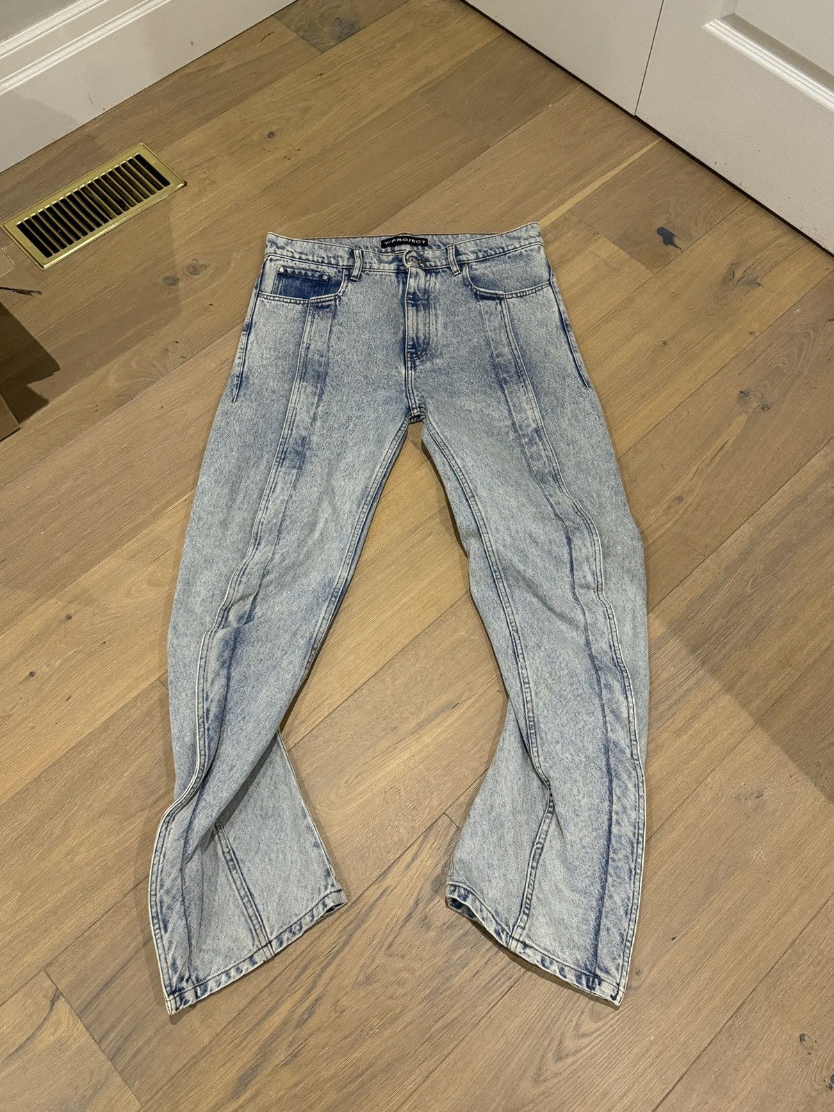 Y/Project Y/Project Blue Banana Slim Jeans Size US 32 / EU 48 - 1 Thumbnail