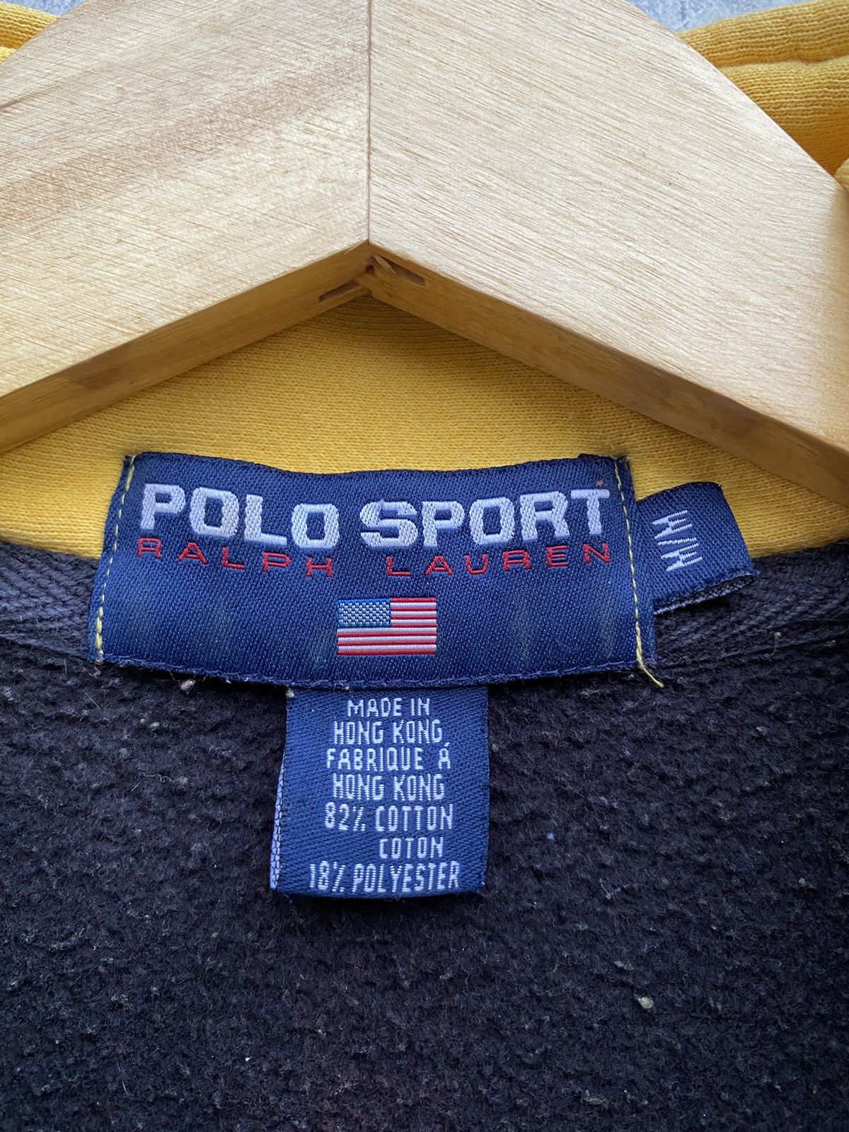 Ralph Lauren 90s OG Polo Sport Big Logo Rugby Shirt Size US M / EU 48-50 / 2 - 4 Thumbnail