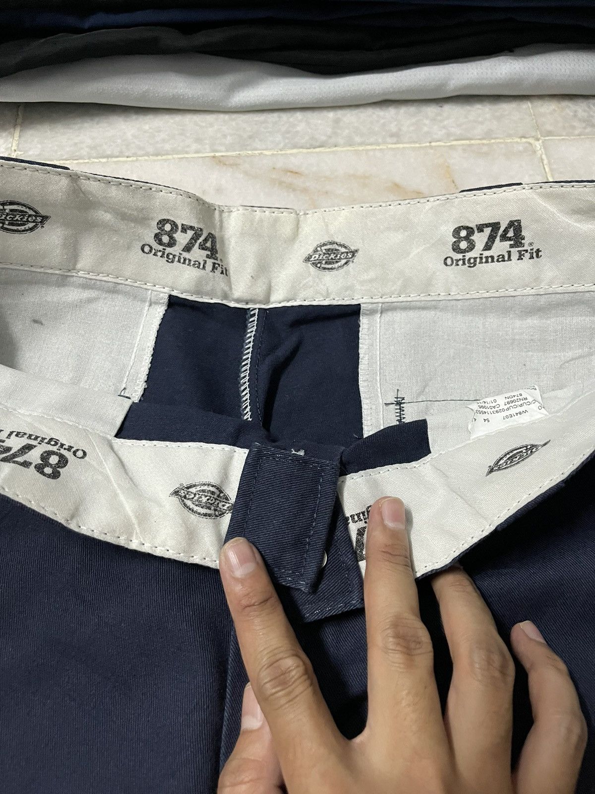 Dickies Dickies Slack Pants Navy Size US 34 / EU 50 - 5 Thumbnail