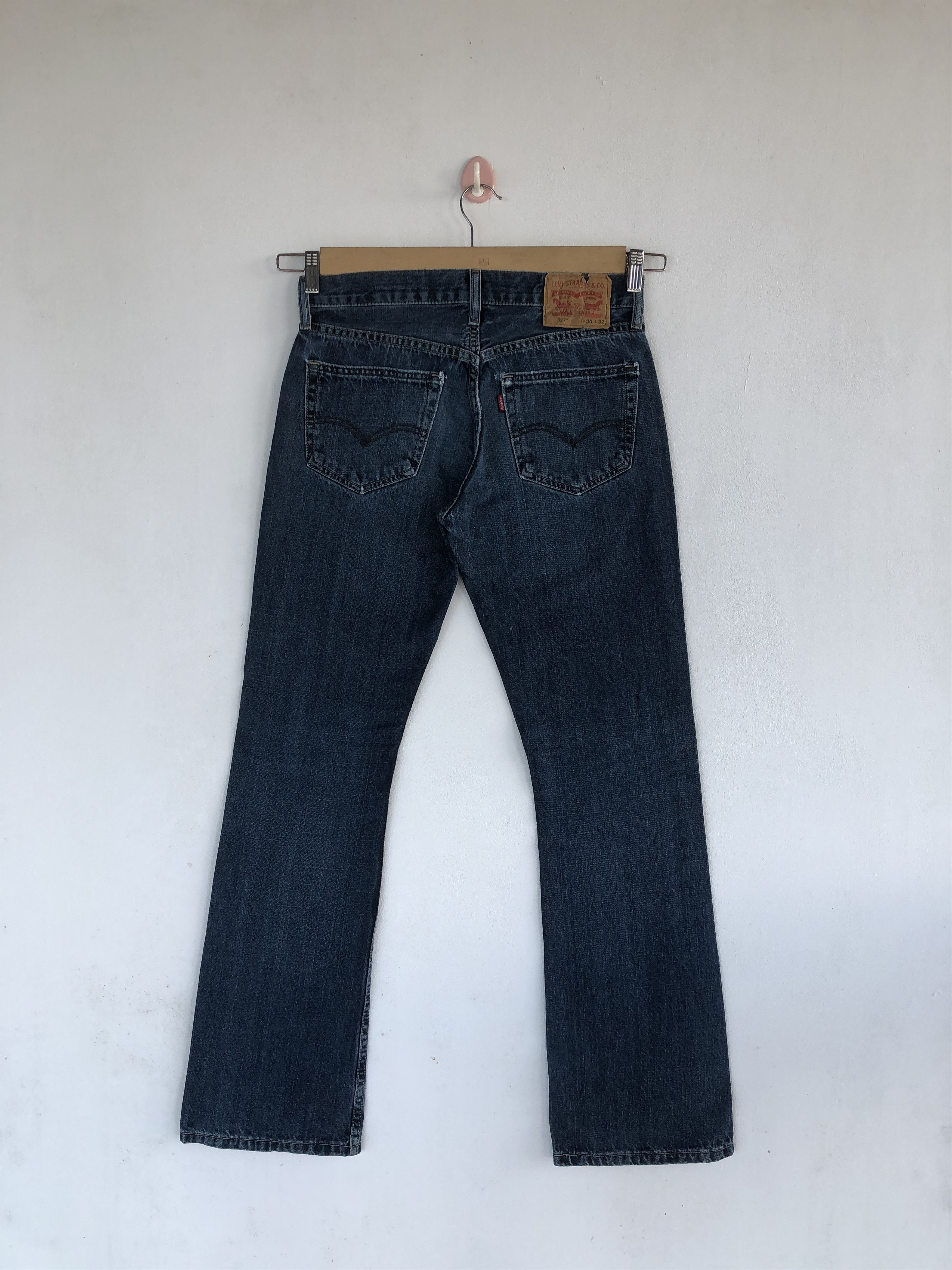 Levi's Vintage Levis Flare Jeans Levi's 517 Boot Cut Denim Wide Leg Size 28" / US 6 / IT 42 - 2 Thumbnail