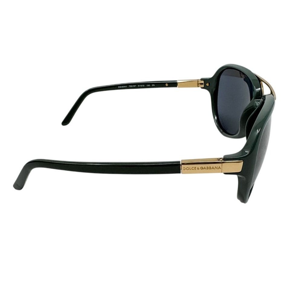 Dolce & Gabbana Dolce & Gabbana Sunglasses Green Gold Pilot Aviator w/ case+ Size ONE SIZE - 5 Thumbnail