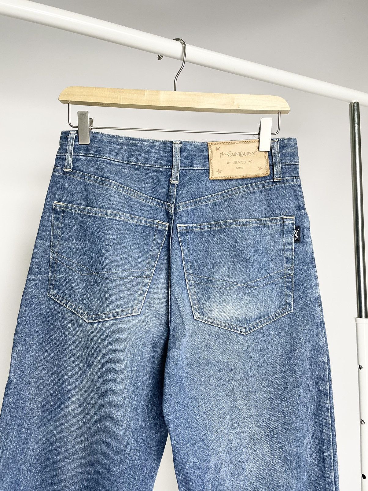 Saint Laurent Paris Yves Saint Laurent ( Size 31 ) Vintage Paris Denim Jeans Size US 31 - 5 Thumbnail