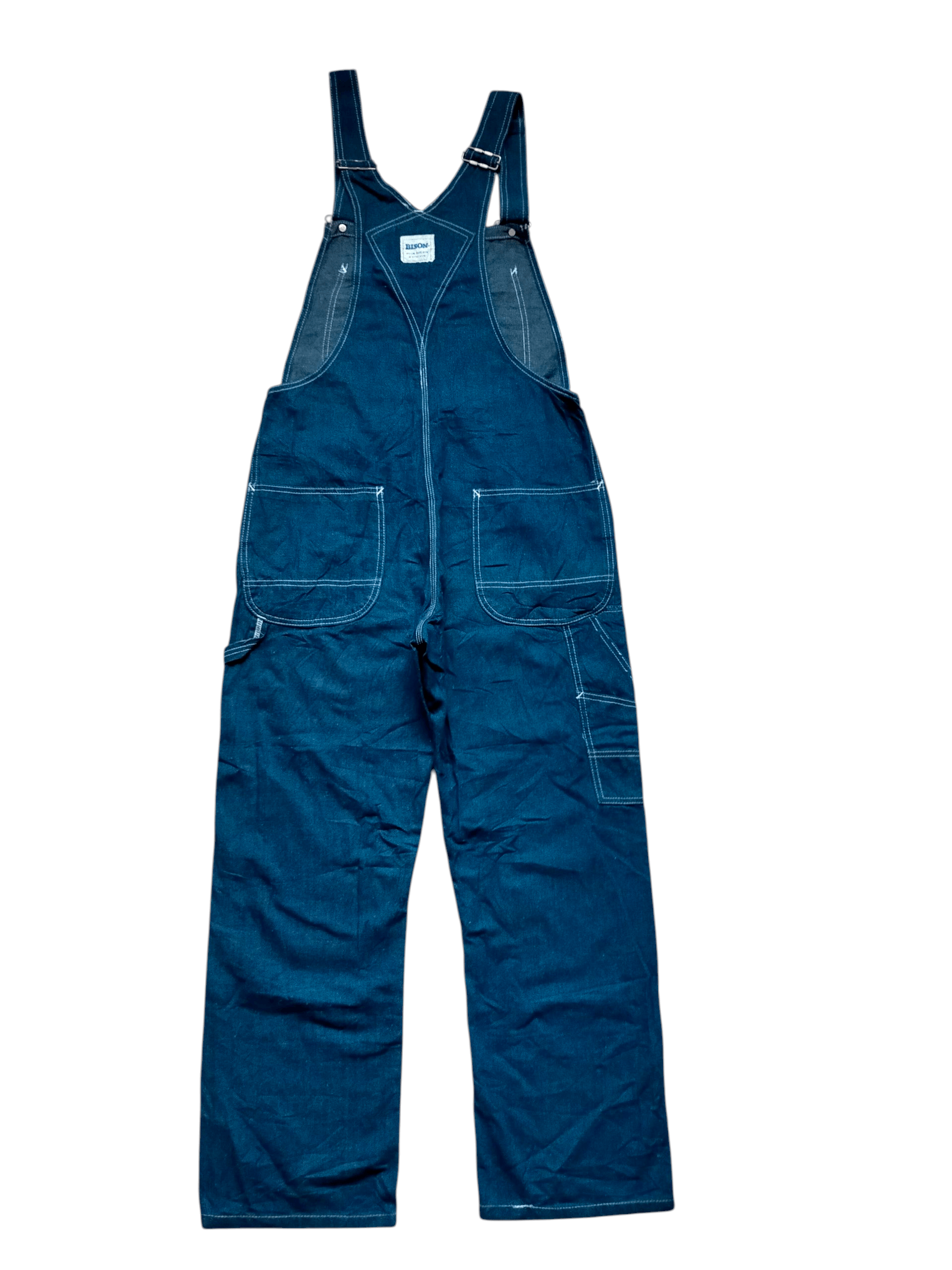 Vintage Vintage 80s Overalls Bison Carpenter Worker Jeans Size US 34 / EU 50 - 3 Thumbnail