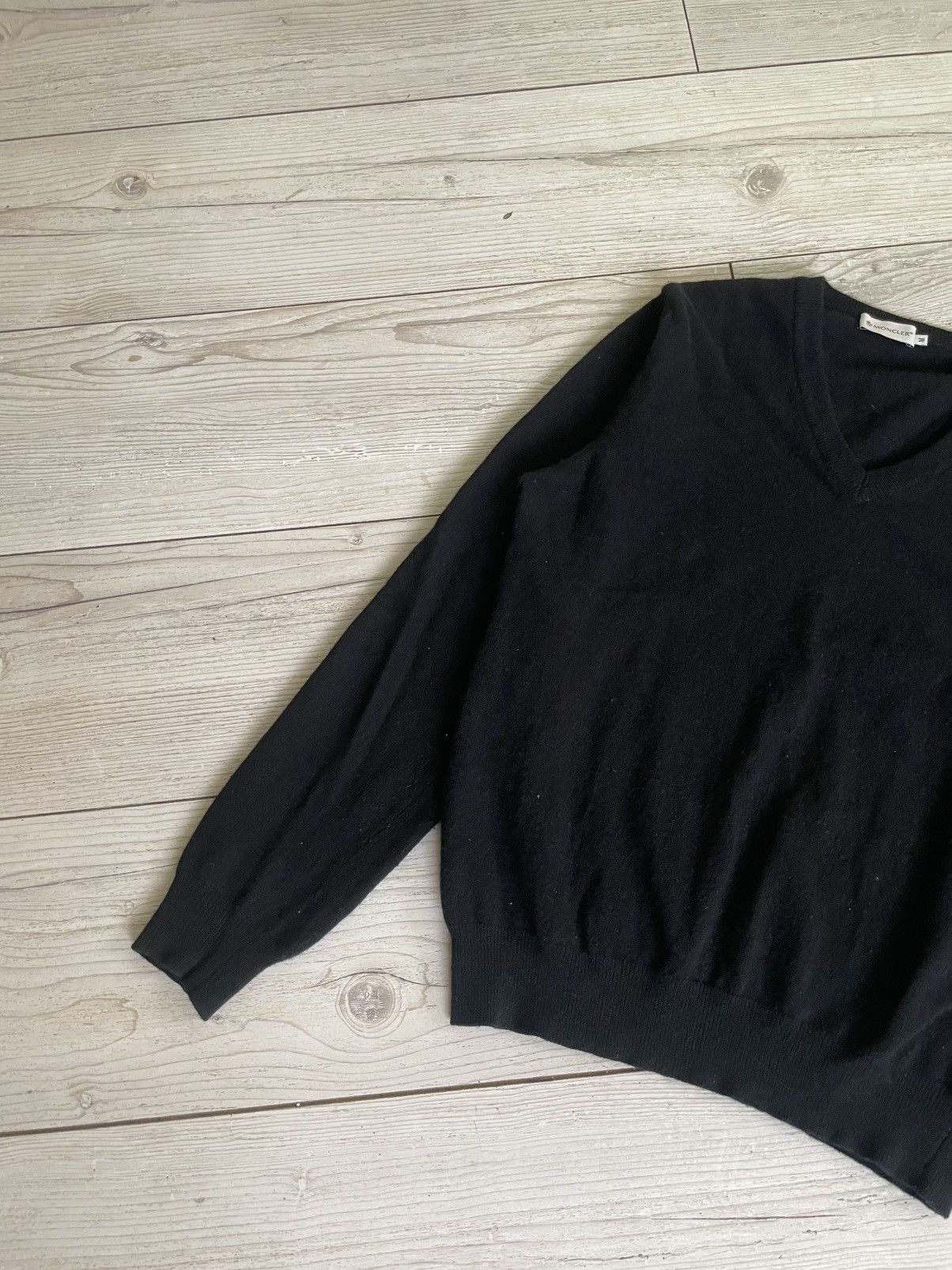 Moncler Moncler Logo Wool sweatshirt Size US M / EU 48-50 / 2 - 3 Thumbnail