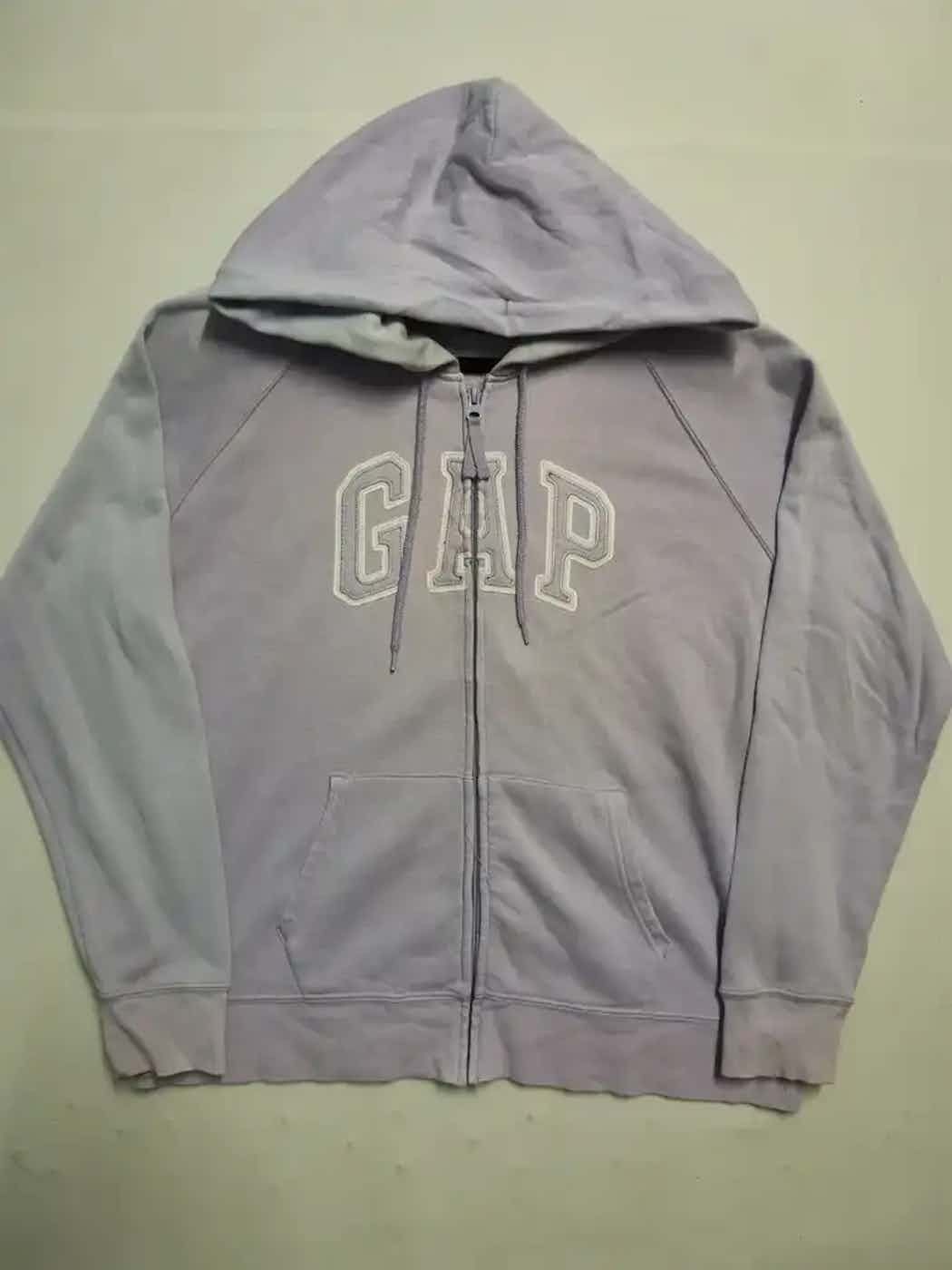 Gap Vintage GAP Big Logo Zipper Hoodie Size US XL / EU 56 / 4 - 1 Thumbnail