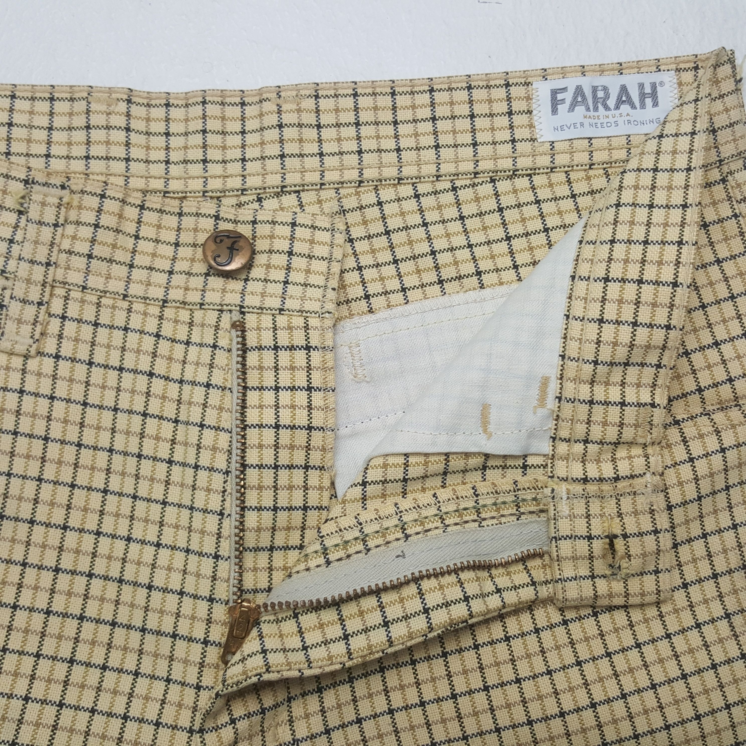 Farah Vintage Farah Classic Style Pants Size US 29 - 12 Thumbnail