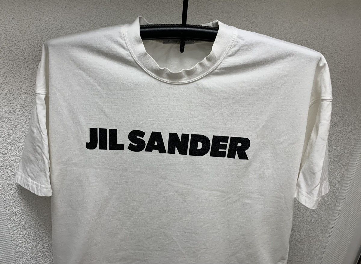 Japanese Brand × Jil Sander Jil Sander big logo white t-shirt L-Xl oversize t-shirt japa Size US L / EU 52-54 / 3 - 3 Thumbnail