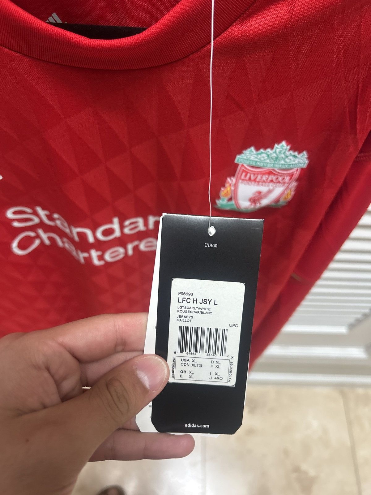 Adidas Liverpool 2010 Luis Suarez long sleeve Size US XL / EU 56 / 4 - 2 Thumbnail