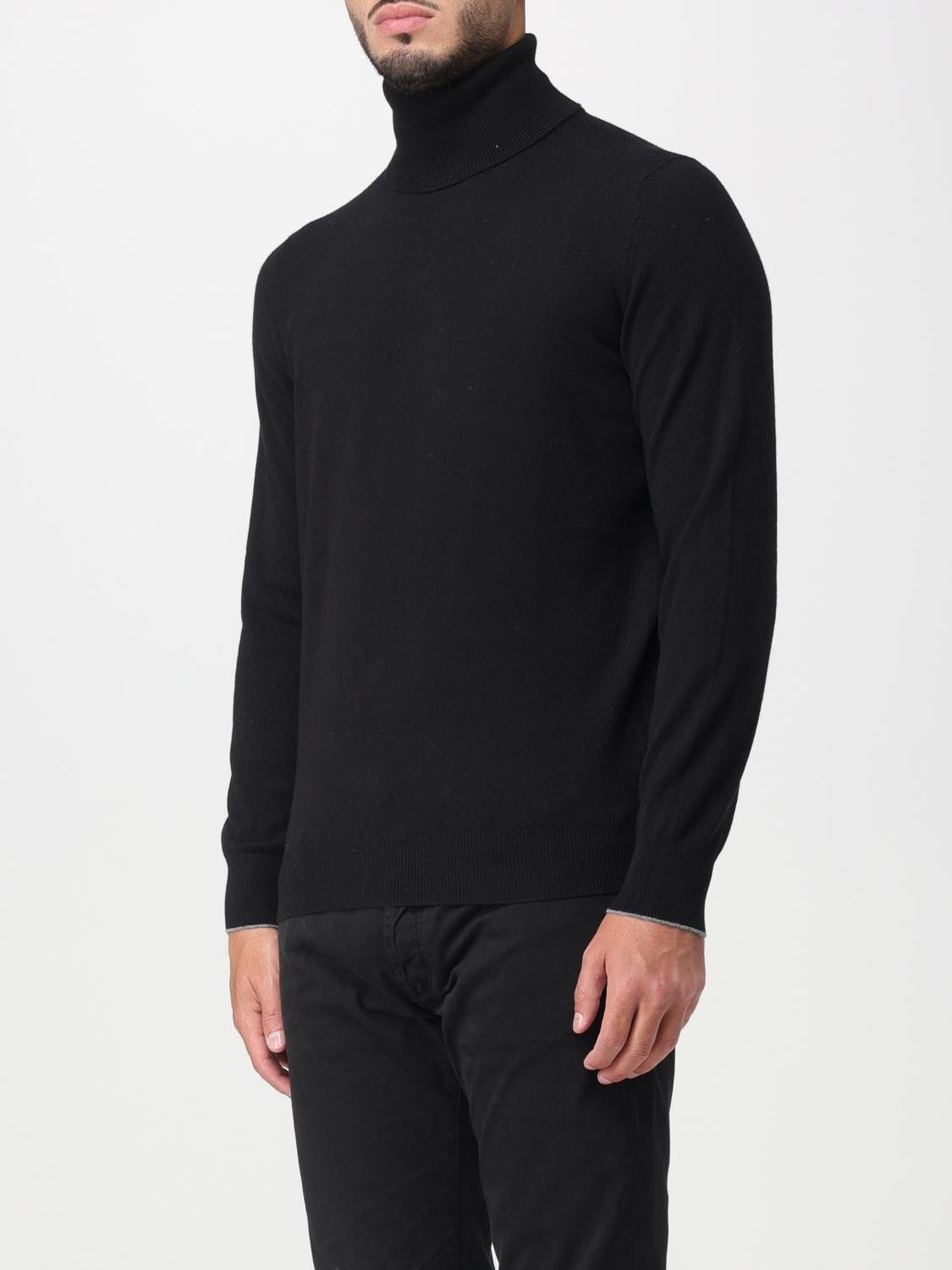 Brunello Cucinelli o1y0526 Turtleneck Sweater in Black Size US M / EU 48-50 / 2 - 3 Thumbnail