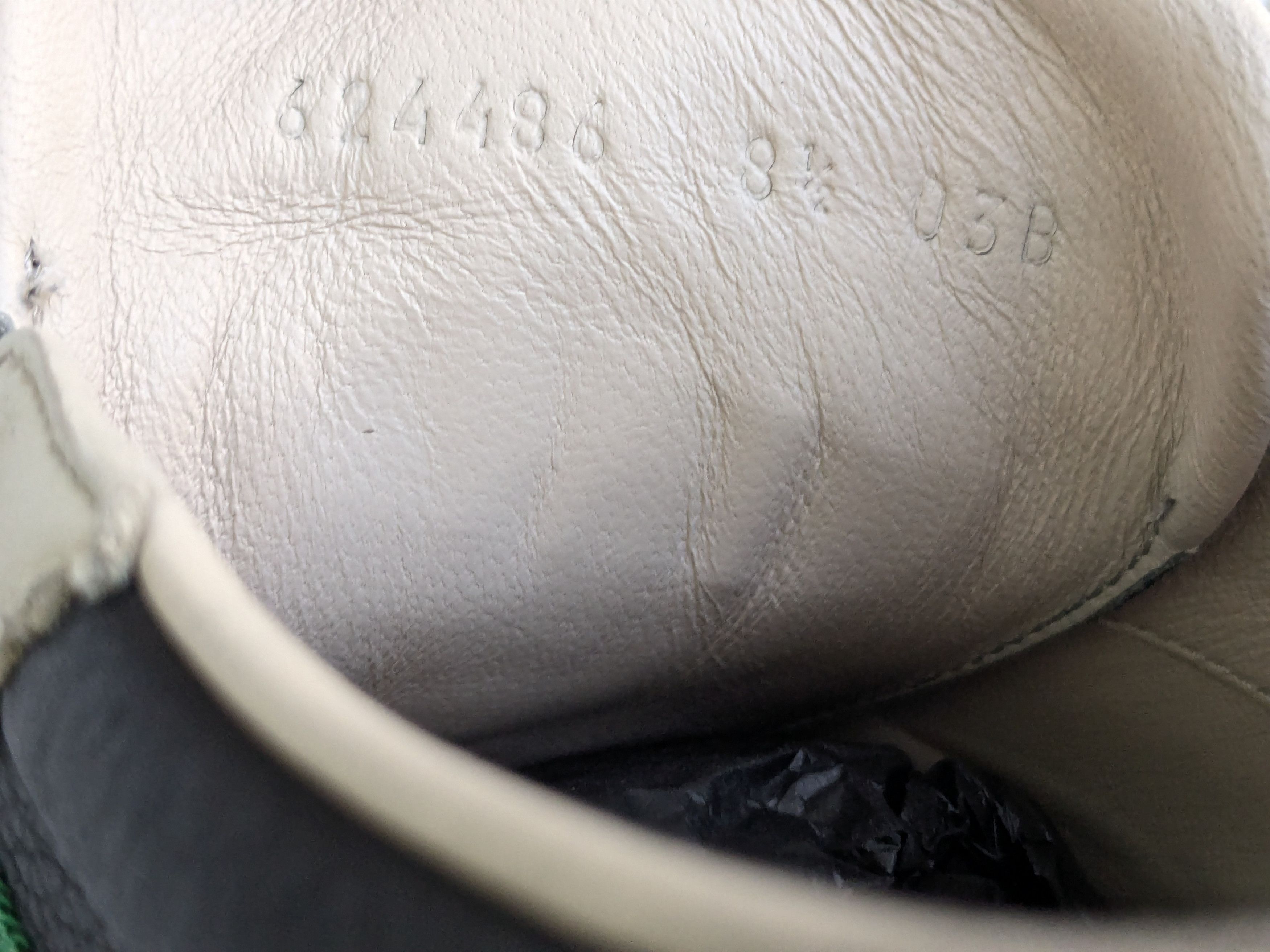 Gucci Gucci G74 Sneakers Black Leather 9 Web Gum Size US 9 / EU 42 - 9 Thumbnail