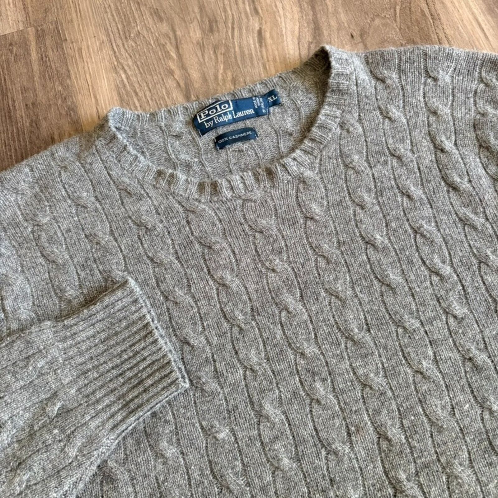 Polo Ralph Lauren × Vintage Vintage Polo Ralph Lauren Cashmere Sweater Men's Size L Size US L / EU 52-54 / 3 - 1 Thumbnail