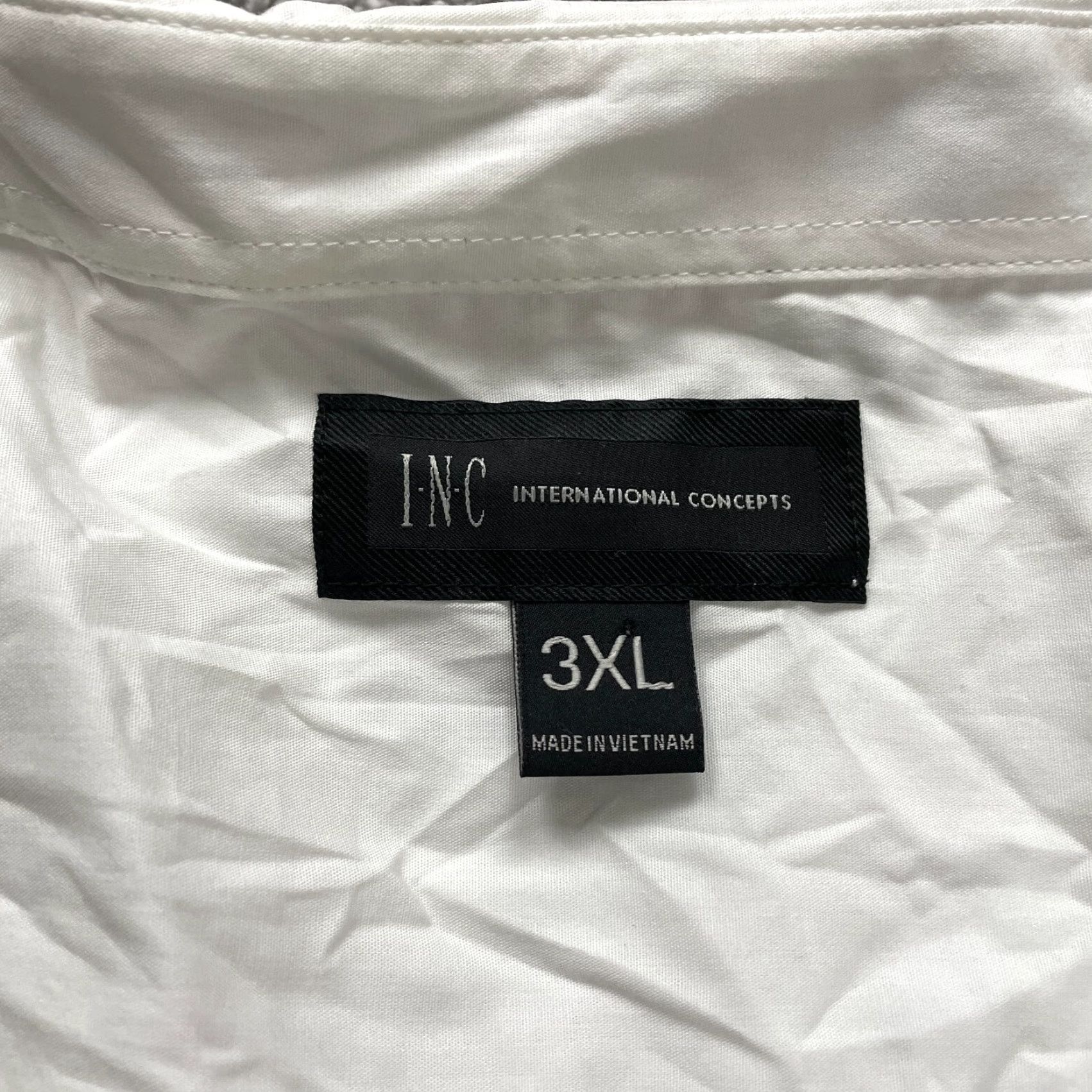 Vintage INC International Concepts Button-Up Short Sleeve Shirt Women 3XL White NWT New Size XXL / US 16-18 / IT 52-54 - 6 Thumbnail