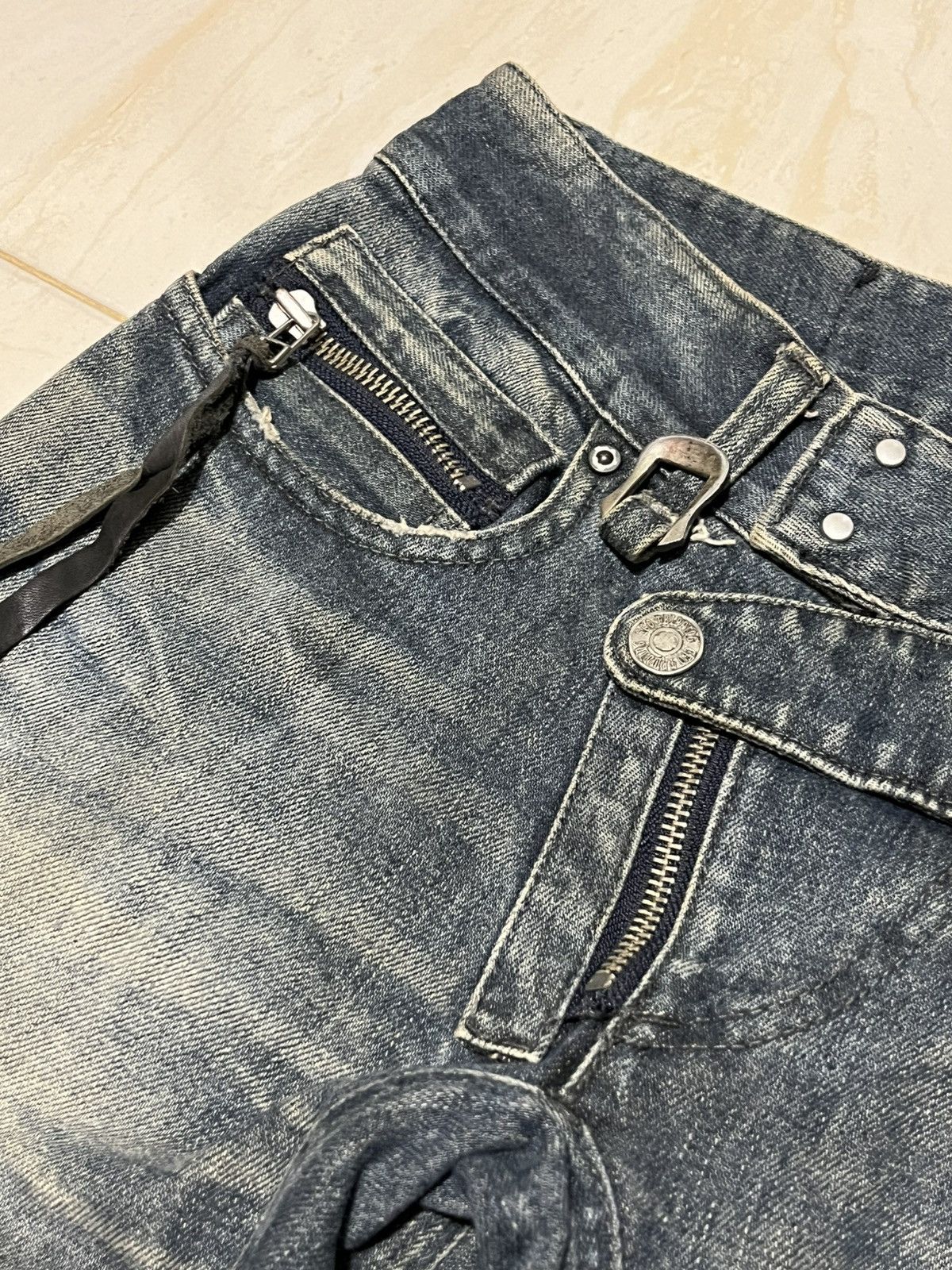 Ego Tripping EGO Tripping Japan Denim Distressed Size US 29 - 6 Thumbnail