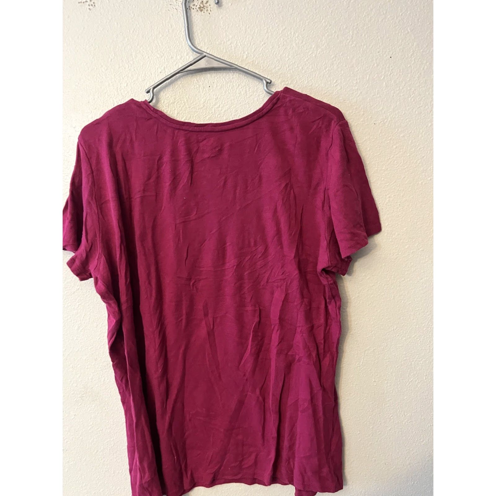 Croft & Barrow Croft & Barrow T-Shirt Purple Crew Neck Short Sleeve The Classic Tee Size L Women Casual Top Size L / US 10 / IT 46 - 3 Thumbnail