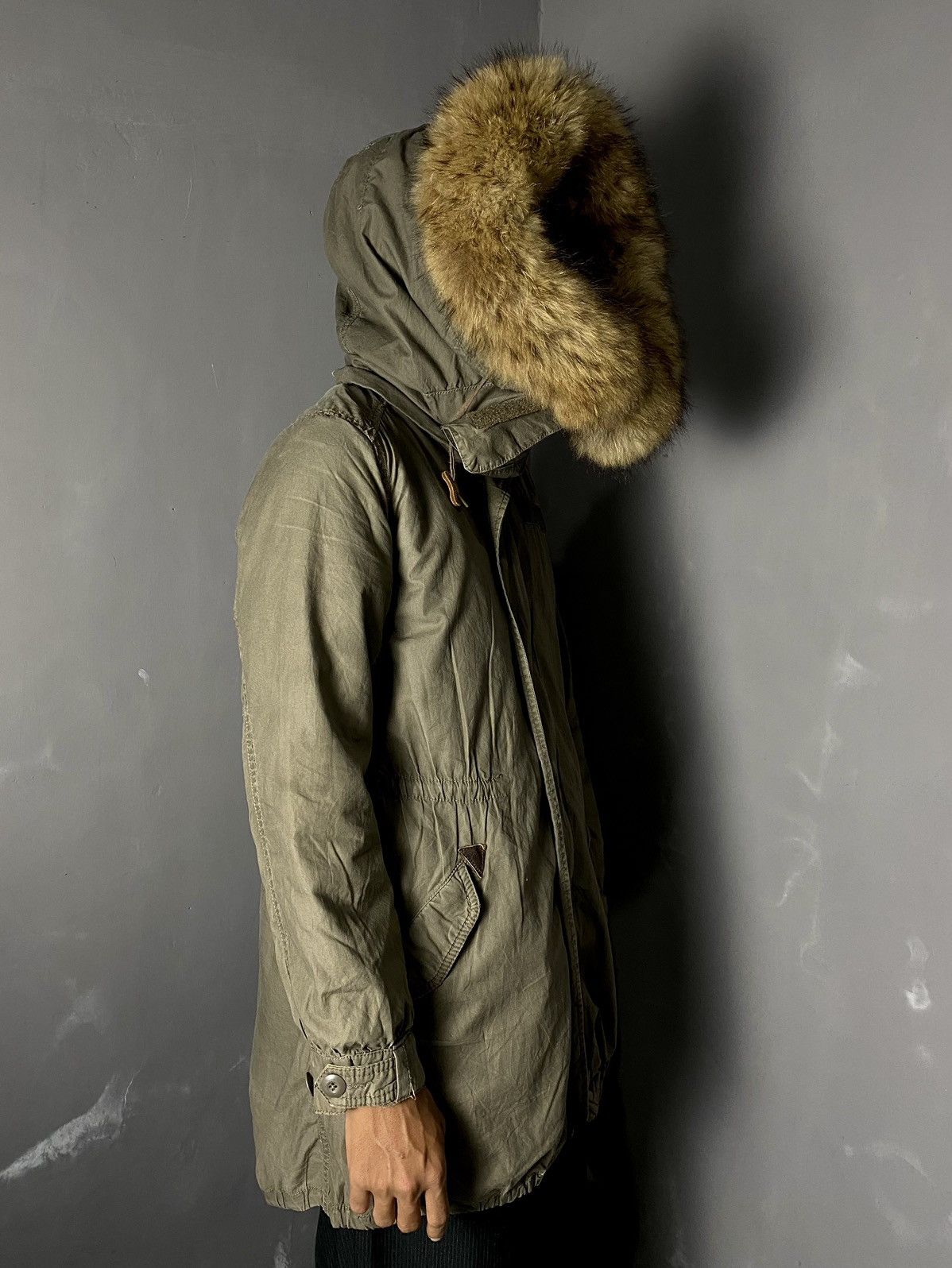If Six Was Nine × Japanese Brand × Le Grande Bleu (L.G.B.) 2000s G.O.A. Faux Fur Fishtail with inner Jacket Size US M / EU 48-50 / 2 - 8 Thumbnail