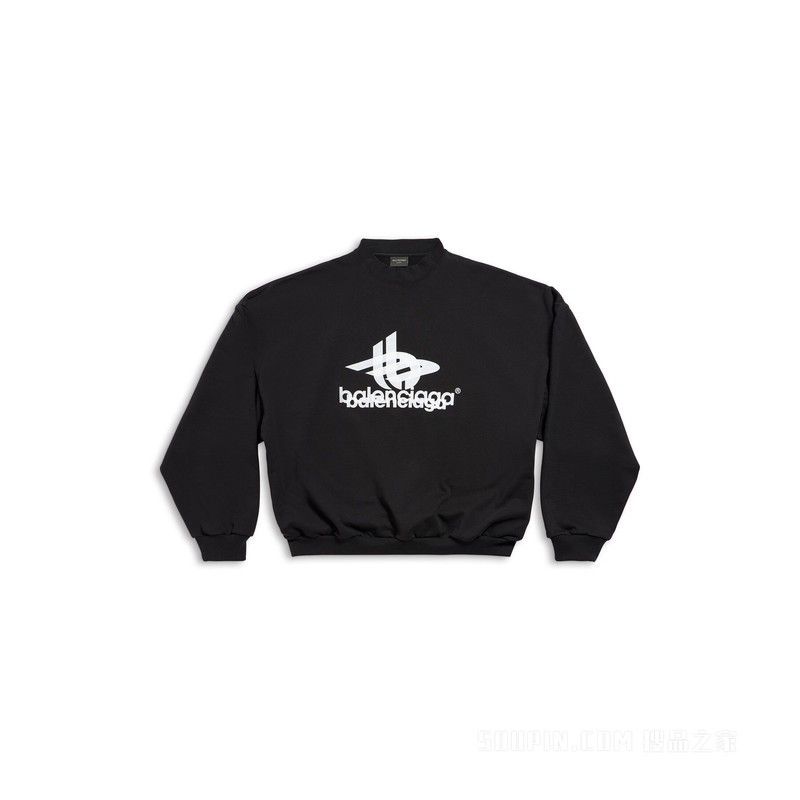 Balenciaga layered sports round sweatshirt oversized | Grailed