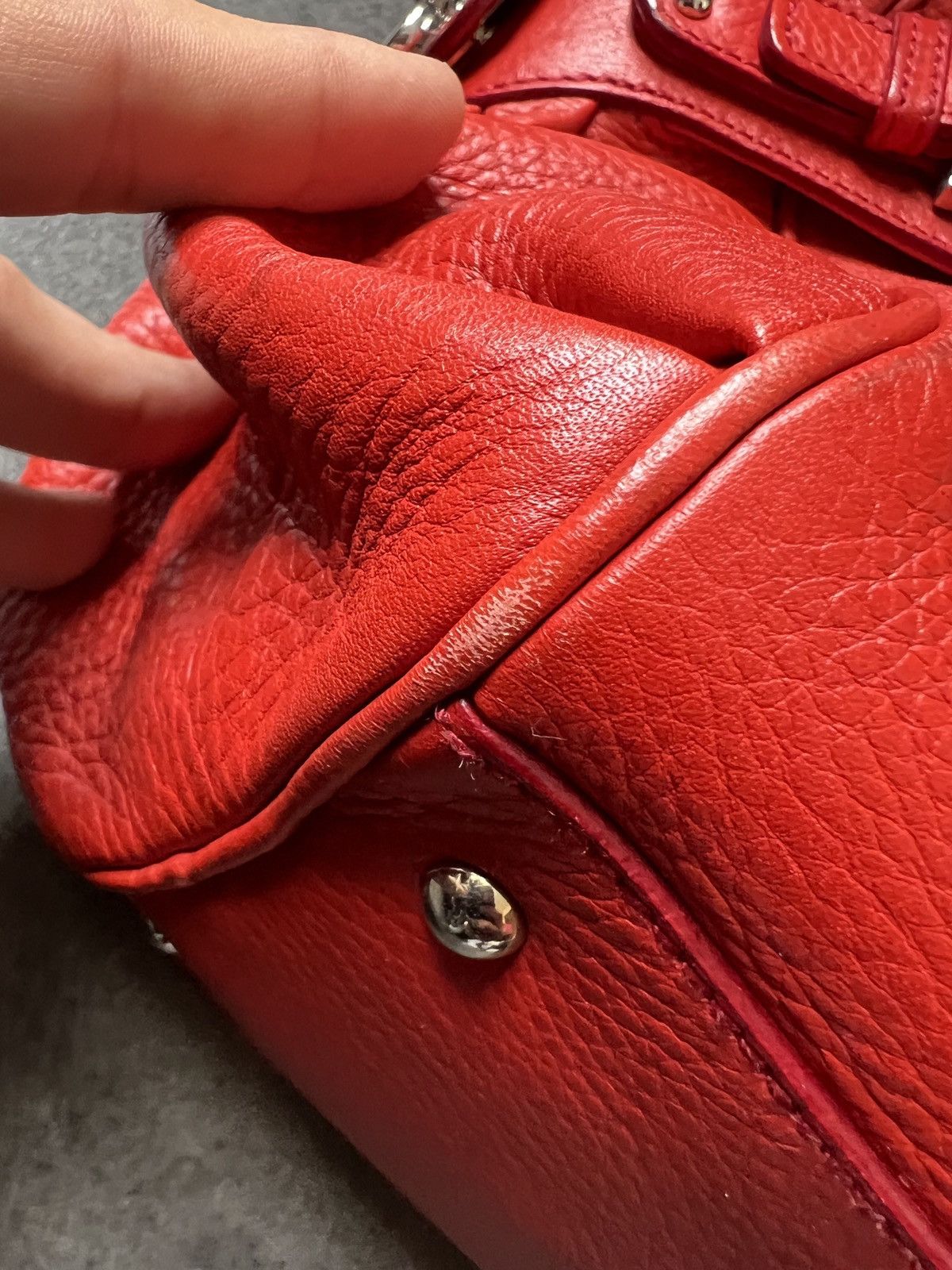 Salvatore Ferragamo × Vintage Salvatore Ferragamo Leather red bag Size ONE SIZE - 6 Thumbnail