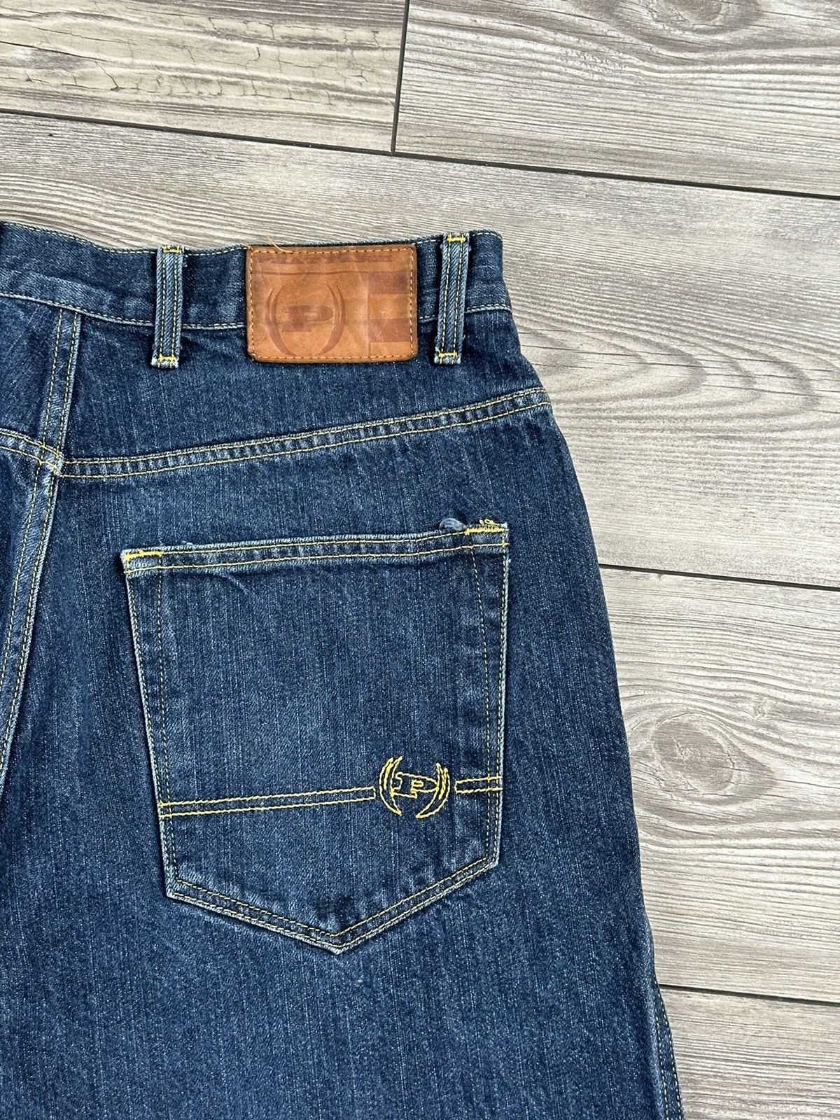 JNCO Vintage Y2K Phat Farm Baggy Denim Shorts Size US 32 / EU 48 - 3 Thumbnail