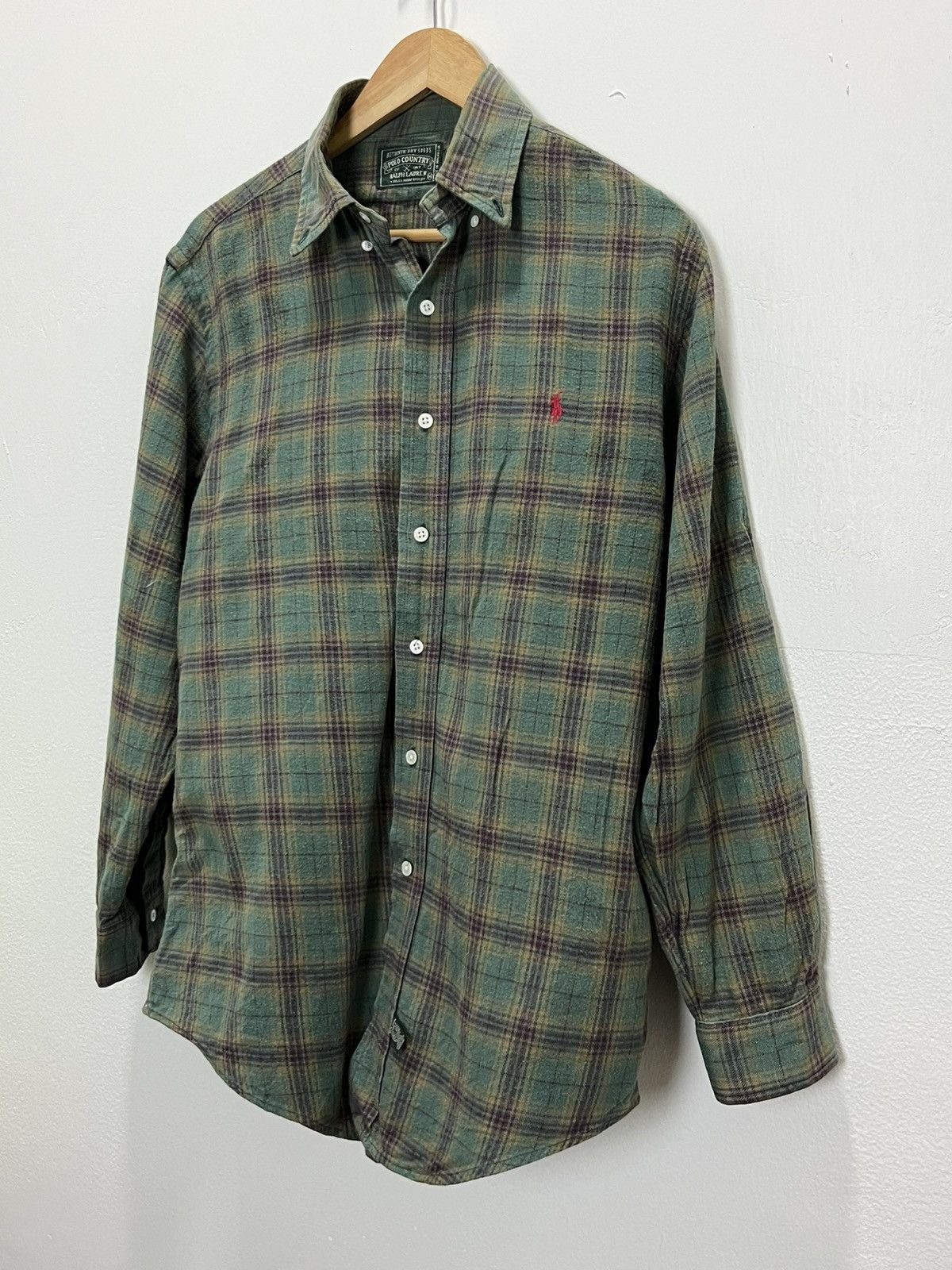 Polo Ralph Lauren Vintage Polo Ralph Lauren Plaid Flannel Shirt Size US M / EU 48-50 / 2 - 3 Thumbnail