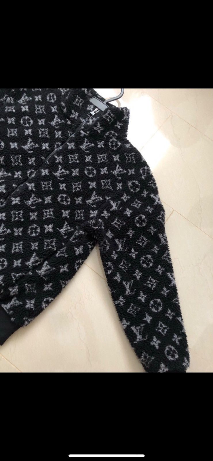 Louis Vuitton Louis Vuitton Monogram Jacquard Fleece Jacket Black White Size US S / EU 44-46 / 1 - 7 Thumbnail