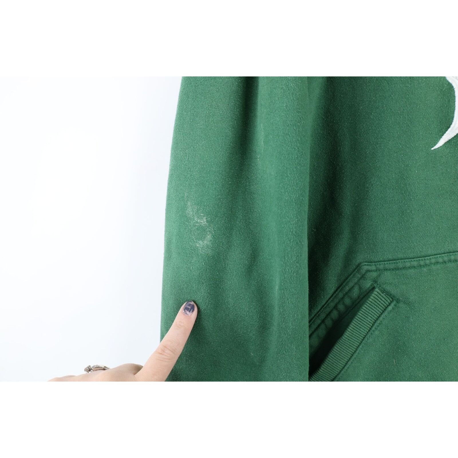 Nike × Vintage Nike Travis Scott Swoosh Michigan State University Hoodie Size US L / EU 52-54 / 3 - 4 Thumbnail