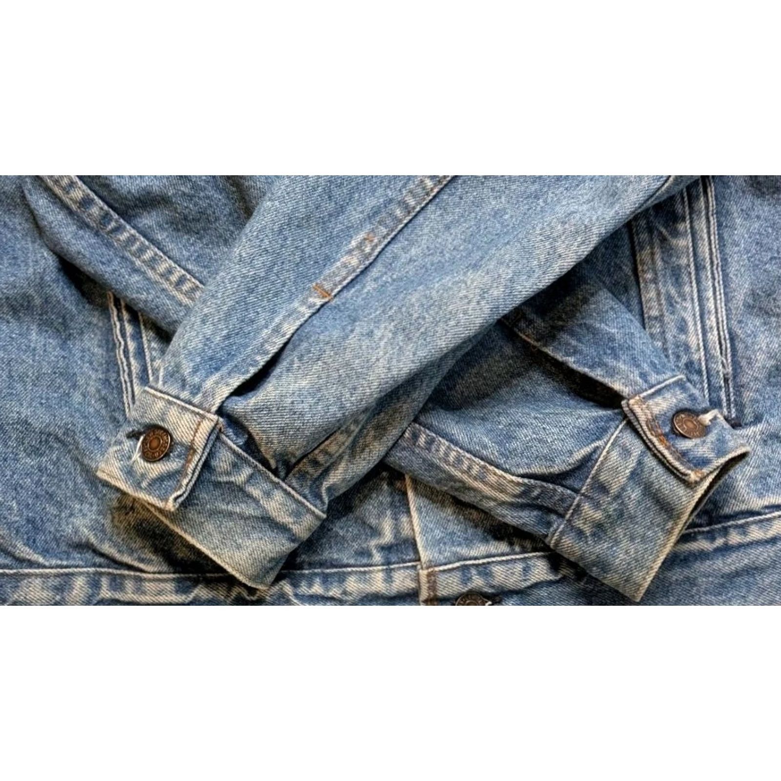 Levi's VINTAGE Levi’s Jacket Denim Trucker 70506-0214 Size 40 Blue Unlined 80s 90s USA Mens Size US XXS / EU 40 - 4 Thumbnail