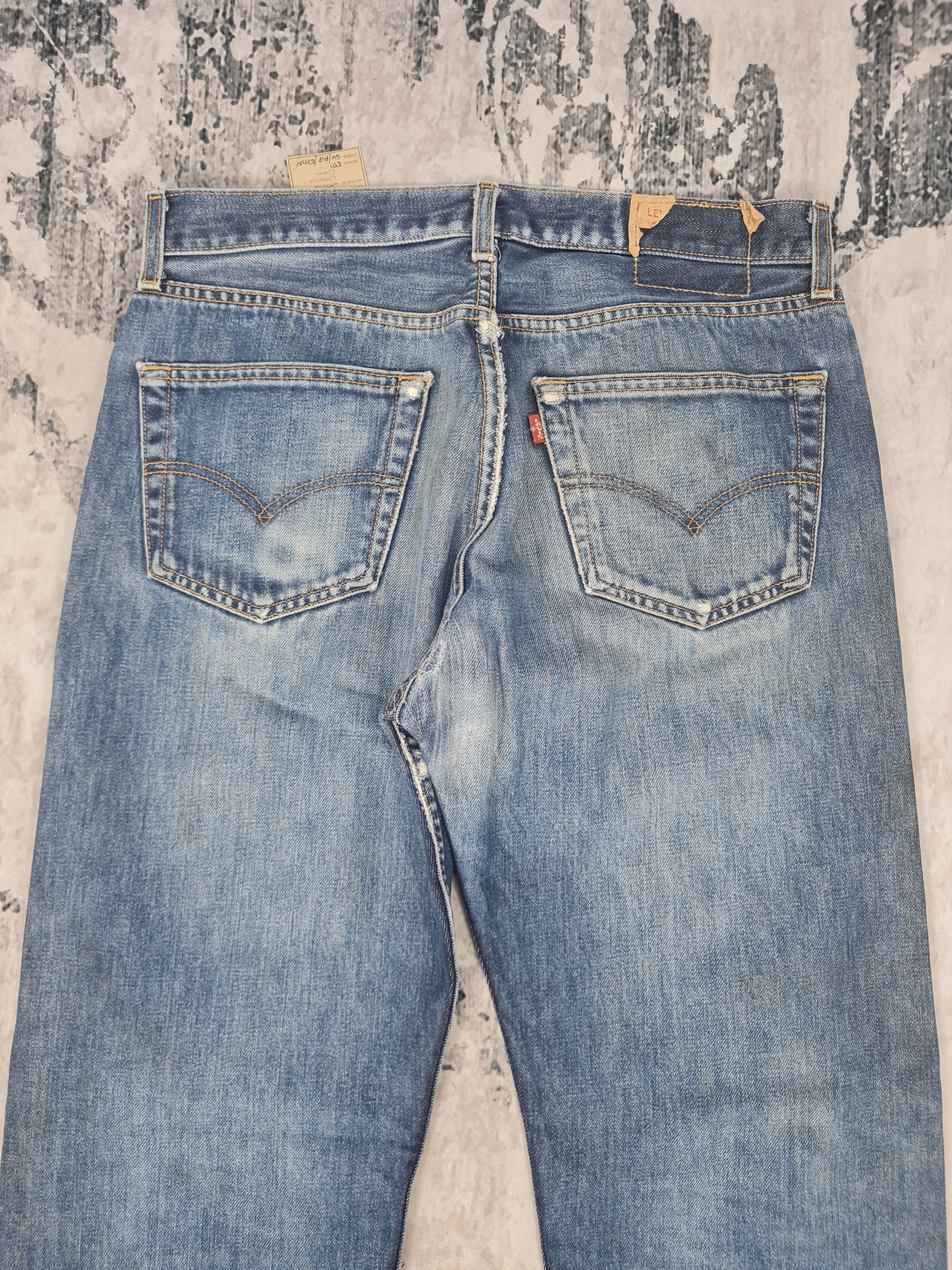 Levi's Vintage LEVIS 501 Ripped Rust Stain Jeans L0394 Size 33X31 Size US 33 - 9 Thumbnail