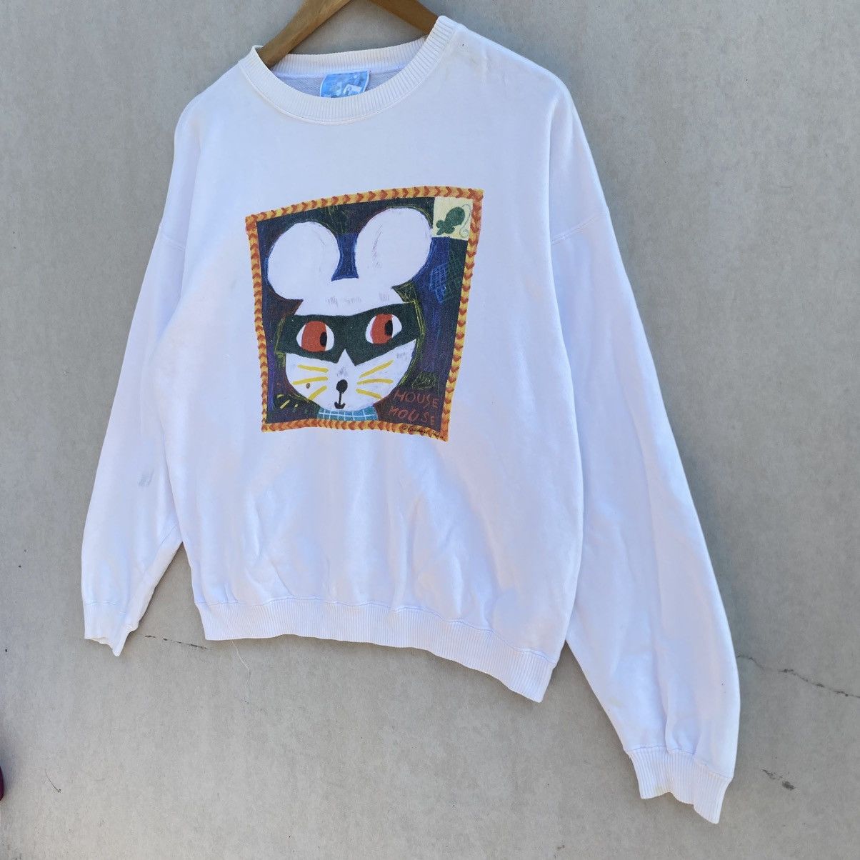 Japanese Brand × Vintage Vintage House Mouse Takanki Ando Sweatshirt Crewneck Size US L / EU 52-54 / 3 - 2 Thumbnail