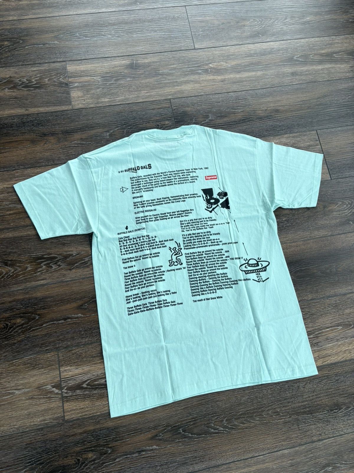 Supreme Supreme Malcom McLaren Buffalo Gals Tee SS09 Blue Size US XL / EU 56 / 4 - 3 Thumbnail