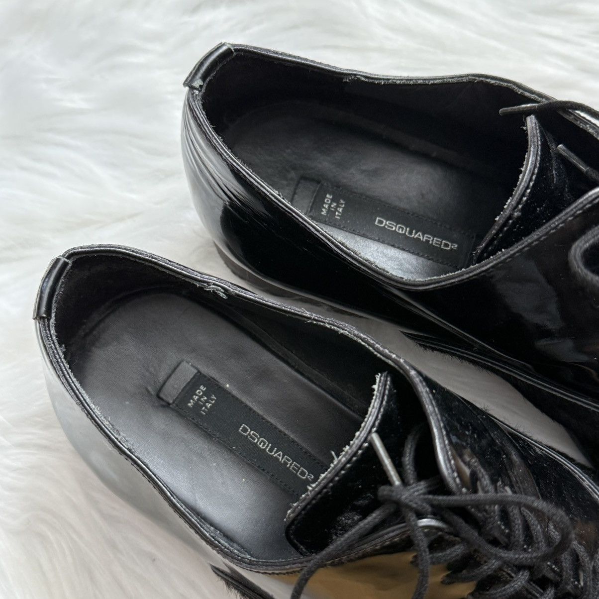 Dsquared2 📌 RARE Vintage Dsquared2 Pony Hair Derby Shoes Leather Size US 10 / EU 43 - 22 Thumbnail