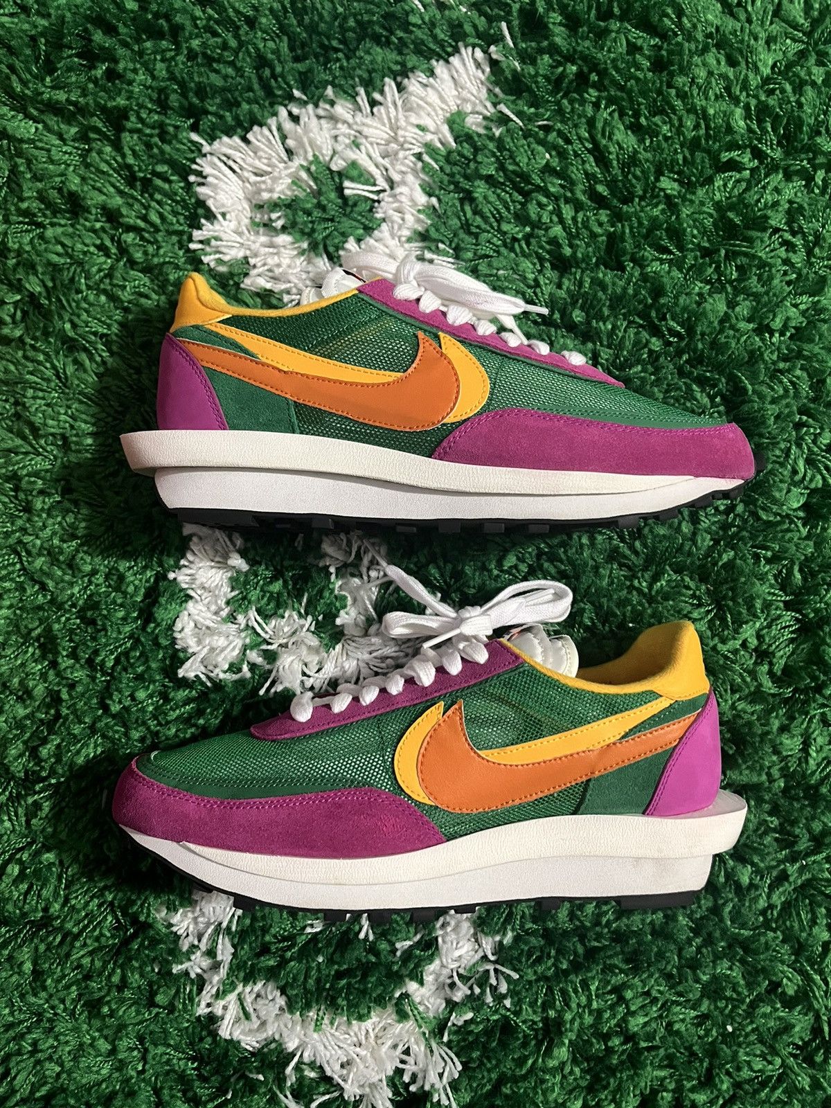 Nike Nike LD WAFFLE/Sacai Pine Green | Grailed