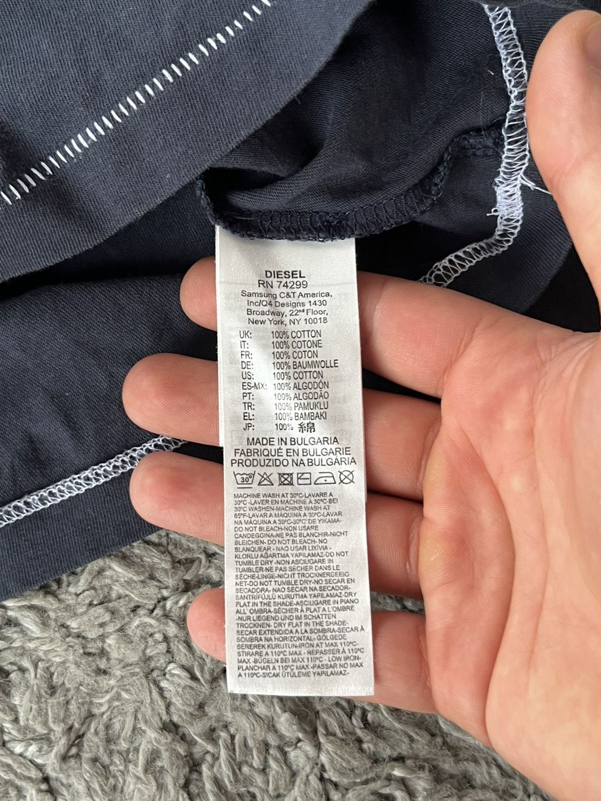 Diesel Vintage Longslive Diesel Avant-garde Size US S / EU 44-46 / 1 - 8 Thumbnail