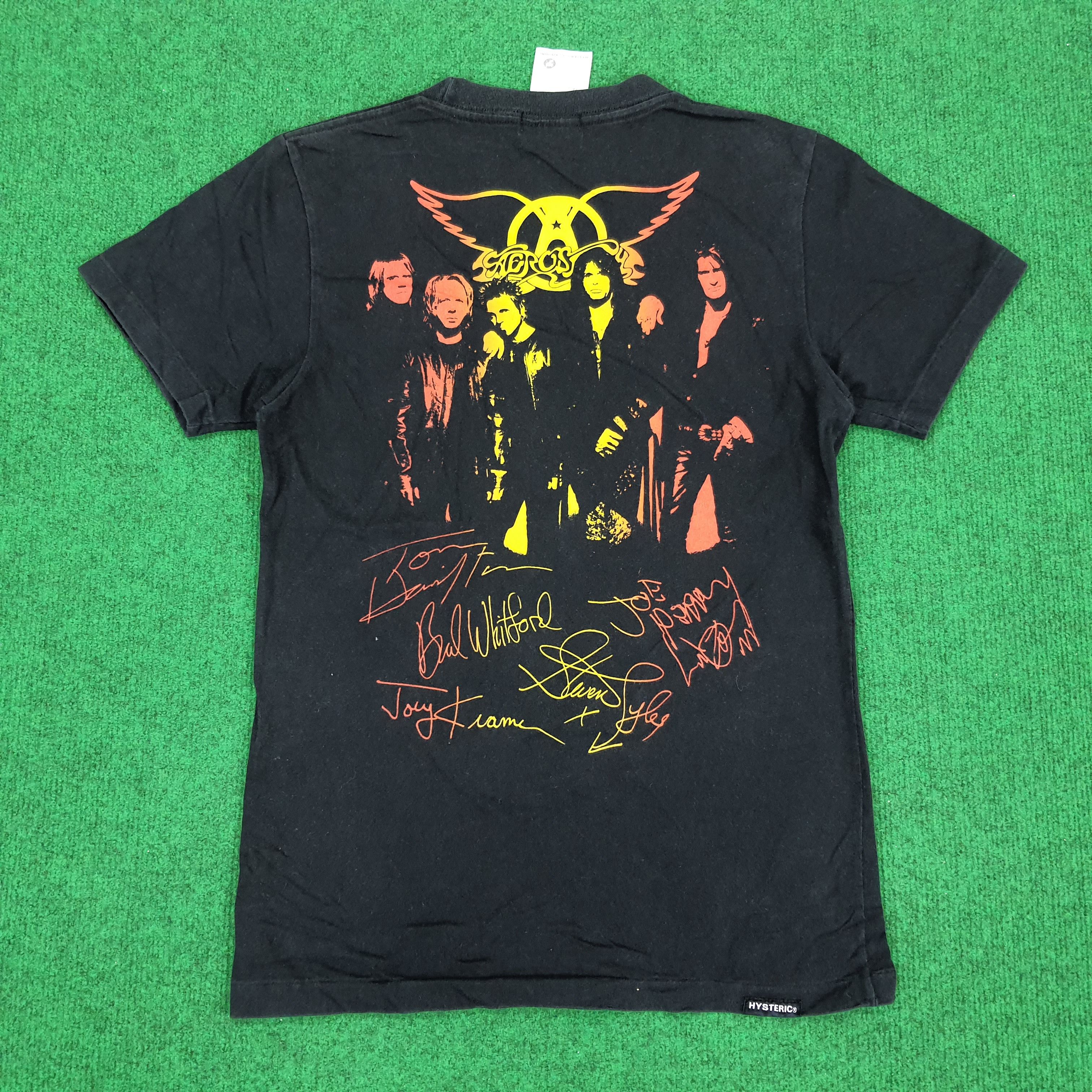 Aerosmith × Hysteric Glamour × Japanese Brand Vintage Hysteric Glamour x Aerosmith Band T-shirt C123N28 Size US XS / EU 42 / 0 - 1 Thumbnail