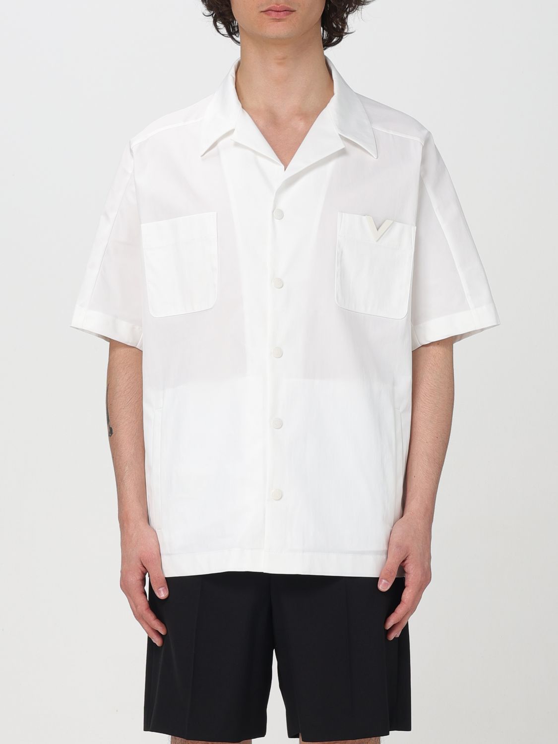 image of Valentino Shirt Men White (Size Small)