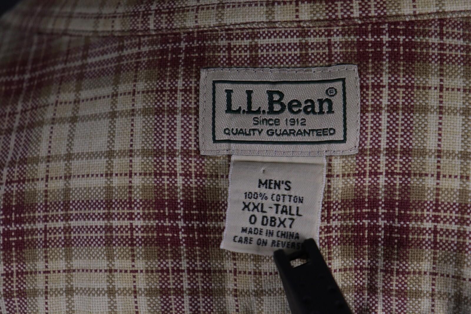 L.L. Bean L.L.Bean Vintage Check Flannel Oxoford Shirt Size XXL - TALL Size US M / EU 48-50 / 2 - 12 Thumbnail
